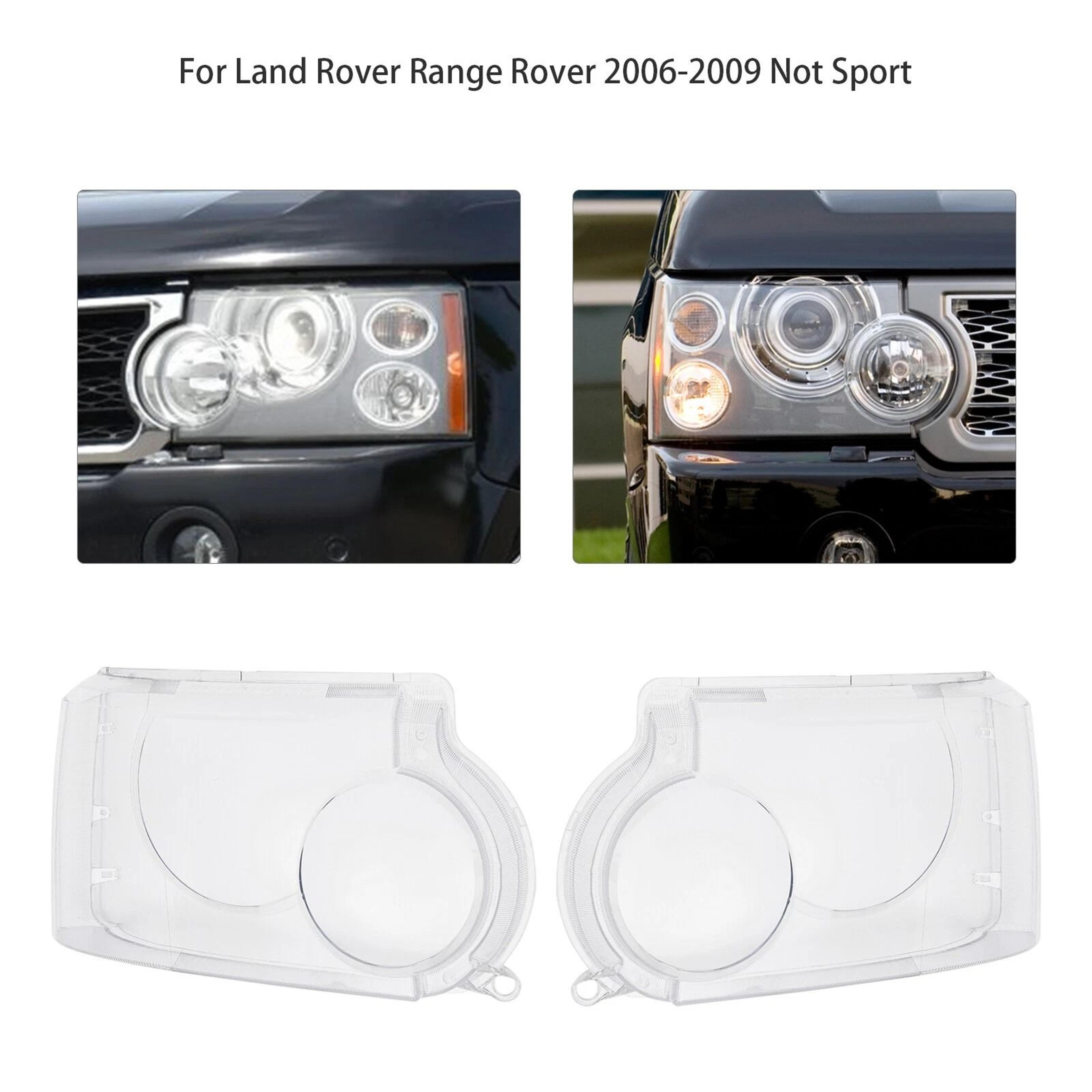 Range Rover Headlight Lens Covers Pair For Land Rover Range Rover Not Sport 1