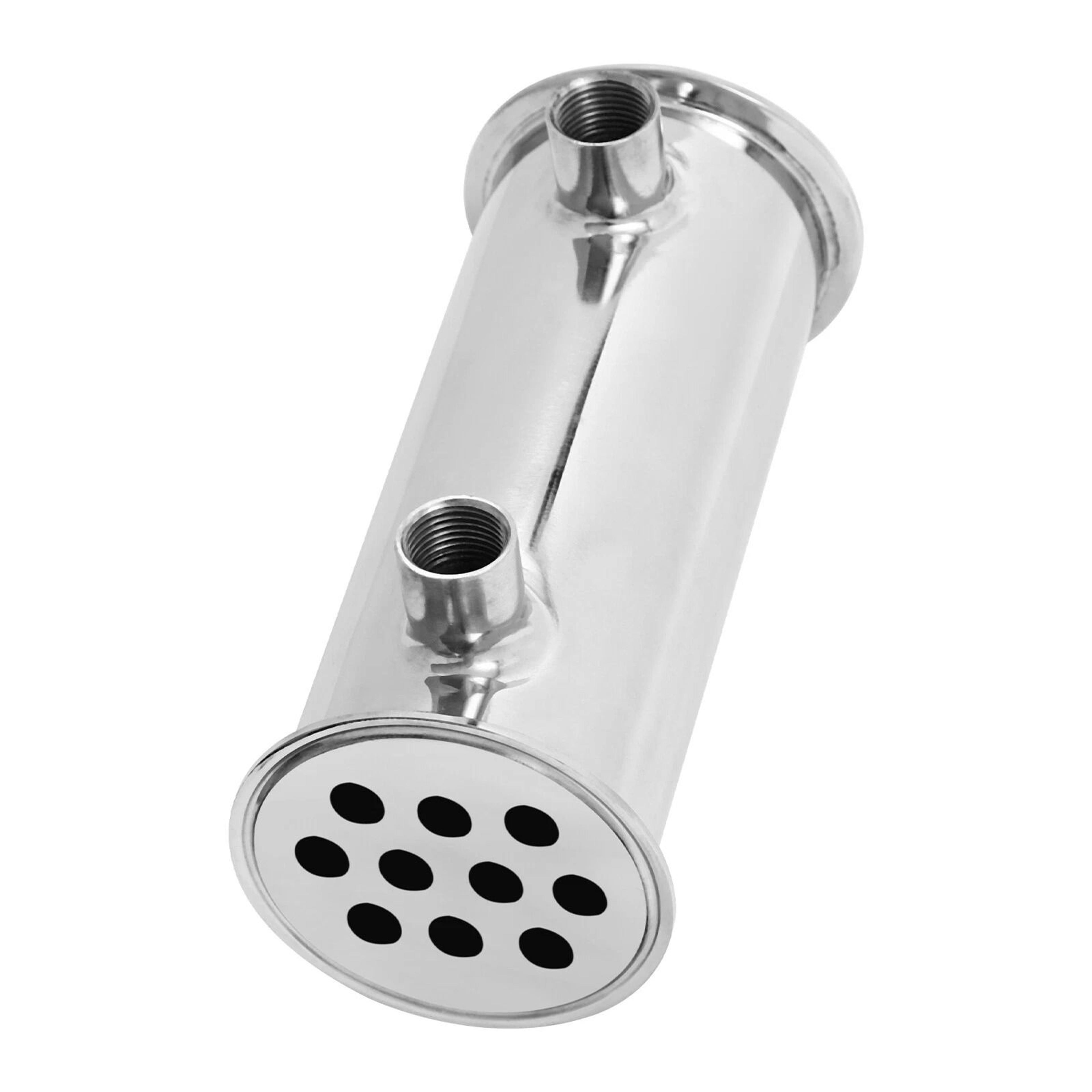 Tri Clamp Dephlegmator Reflux Still Condenser With NPT Ports 11