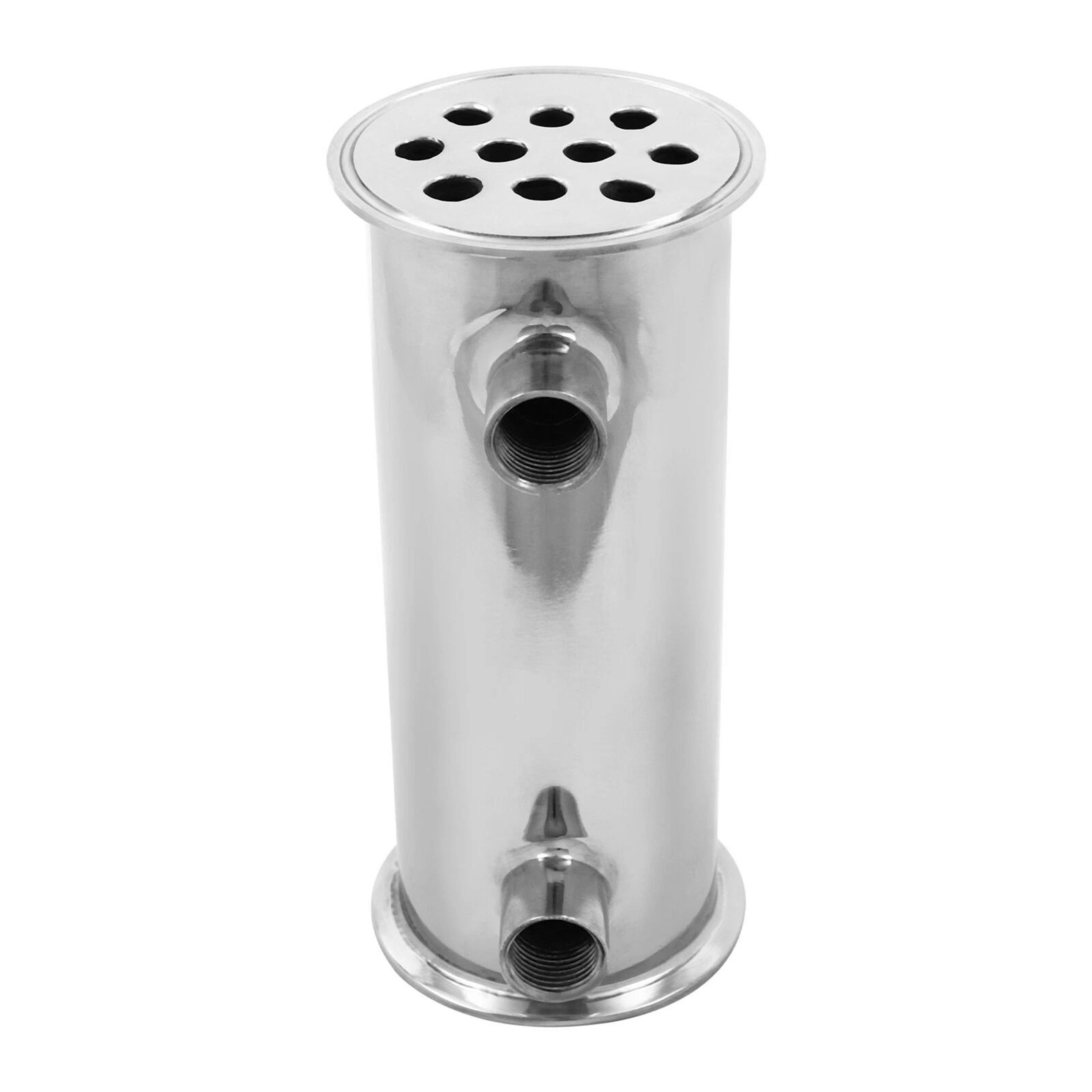 tri clamp dephlegmator reflux still condenser with npt ports