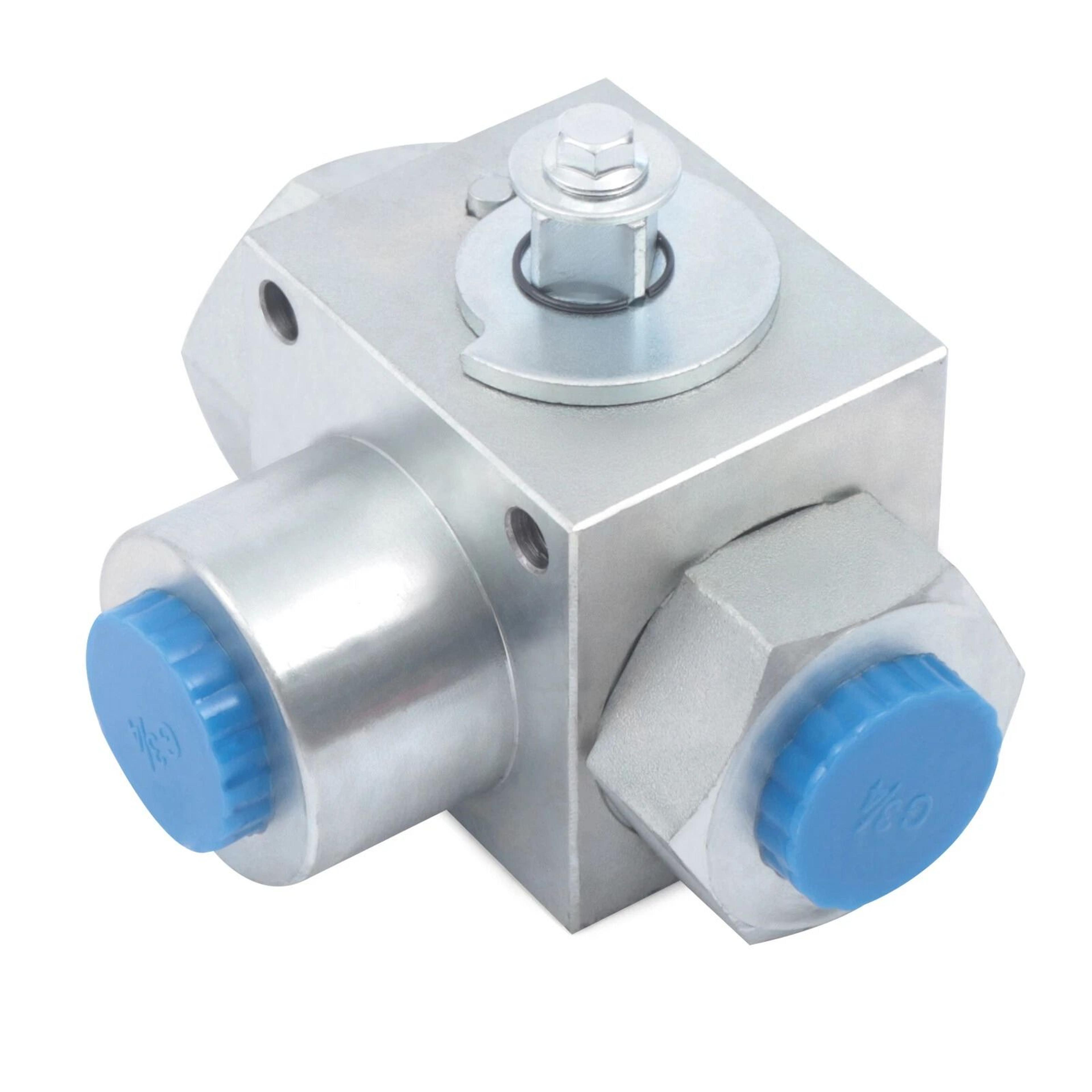 npt hydraulic way ball valve high pressure carbon steel manual flow control valve