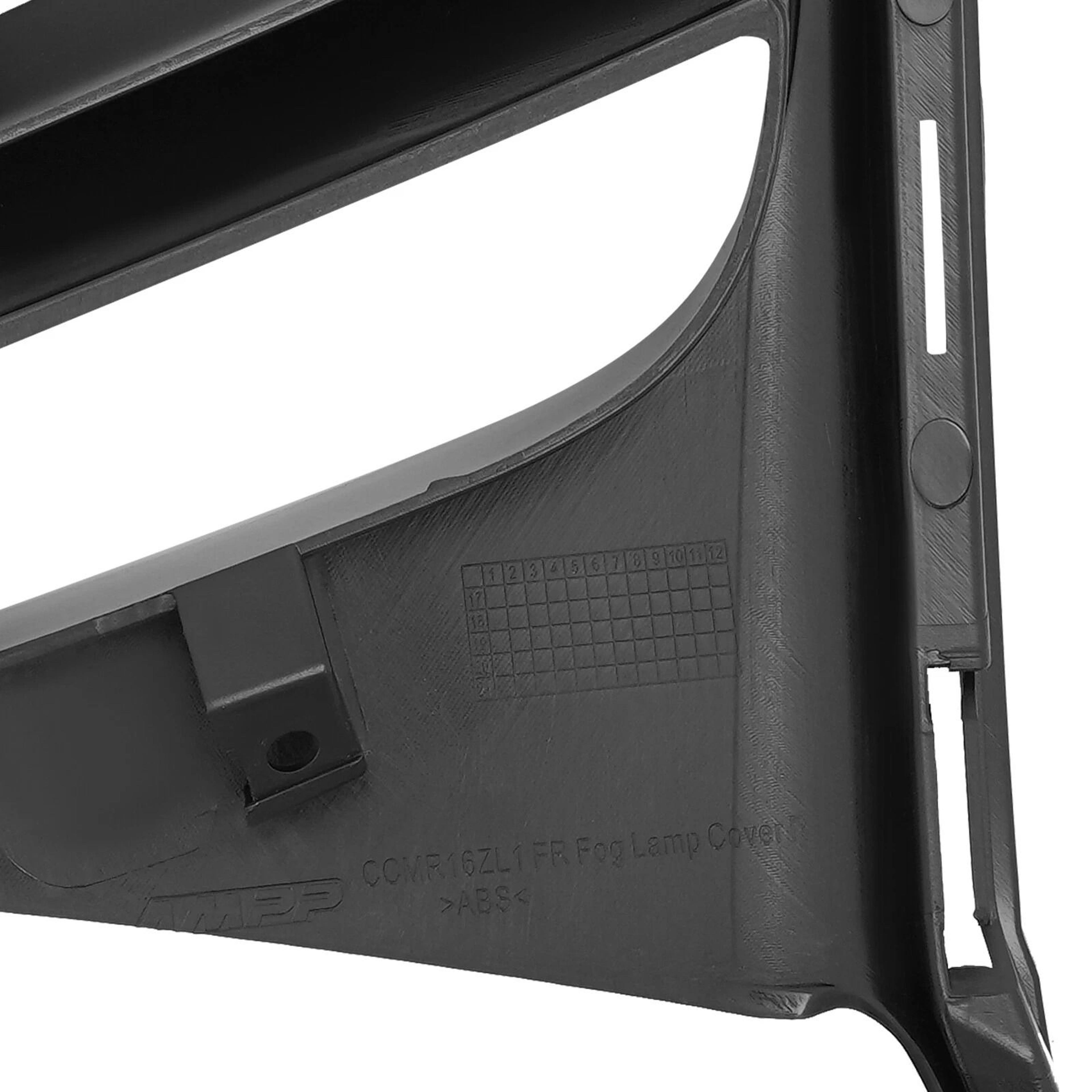Premium Front Fog Light Covers For Chevrolet Camaro Black Trim Upgrade 4