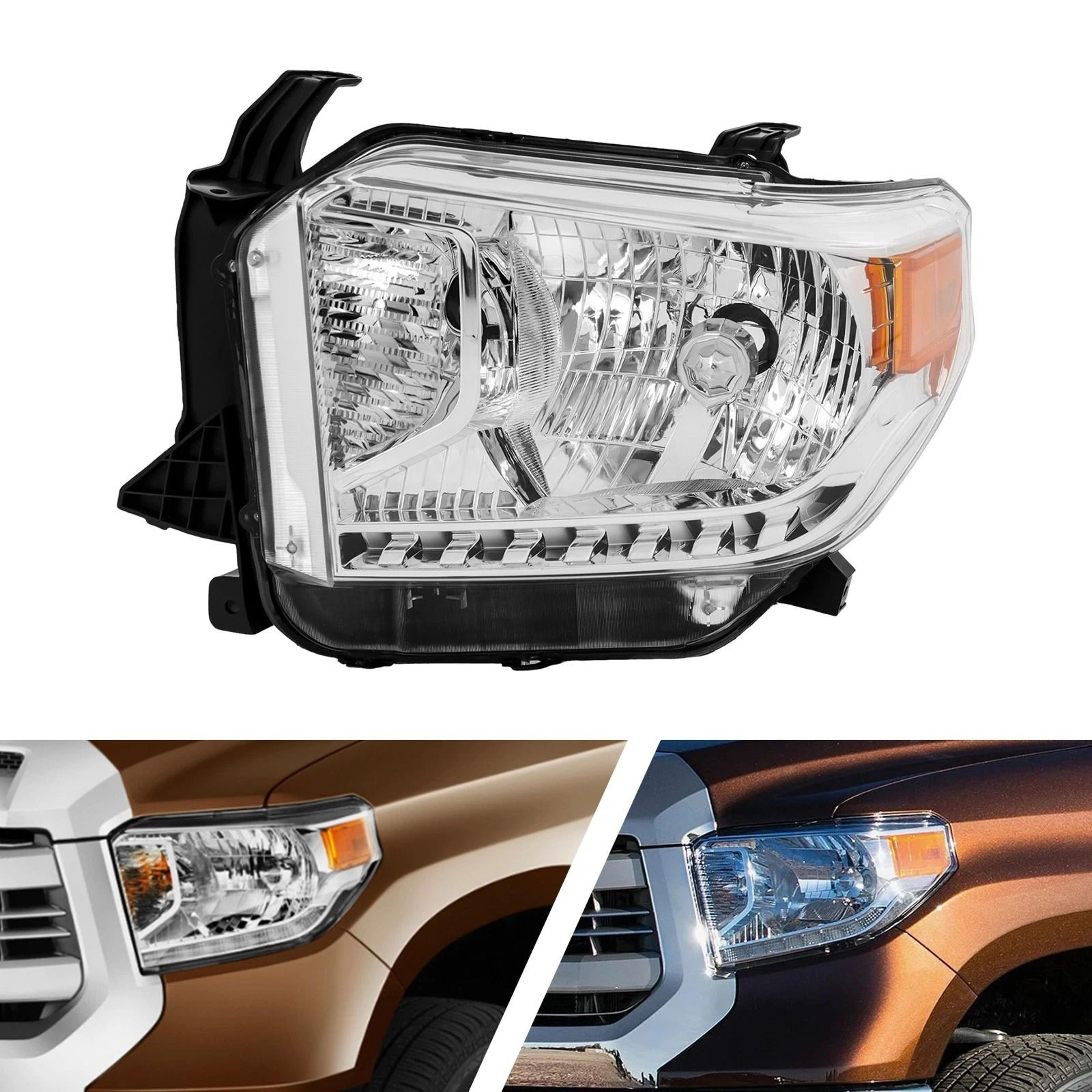 Toyota Tundra Left Halogen Headlight Assembly Driver Side 3