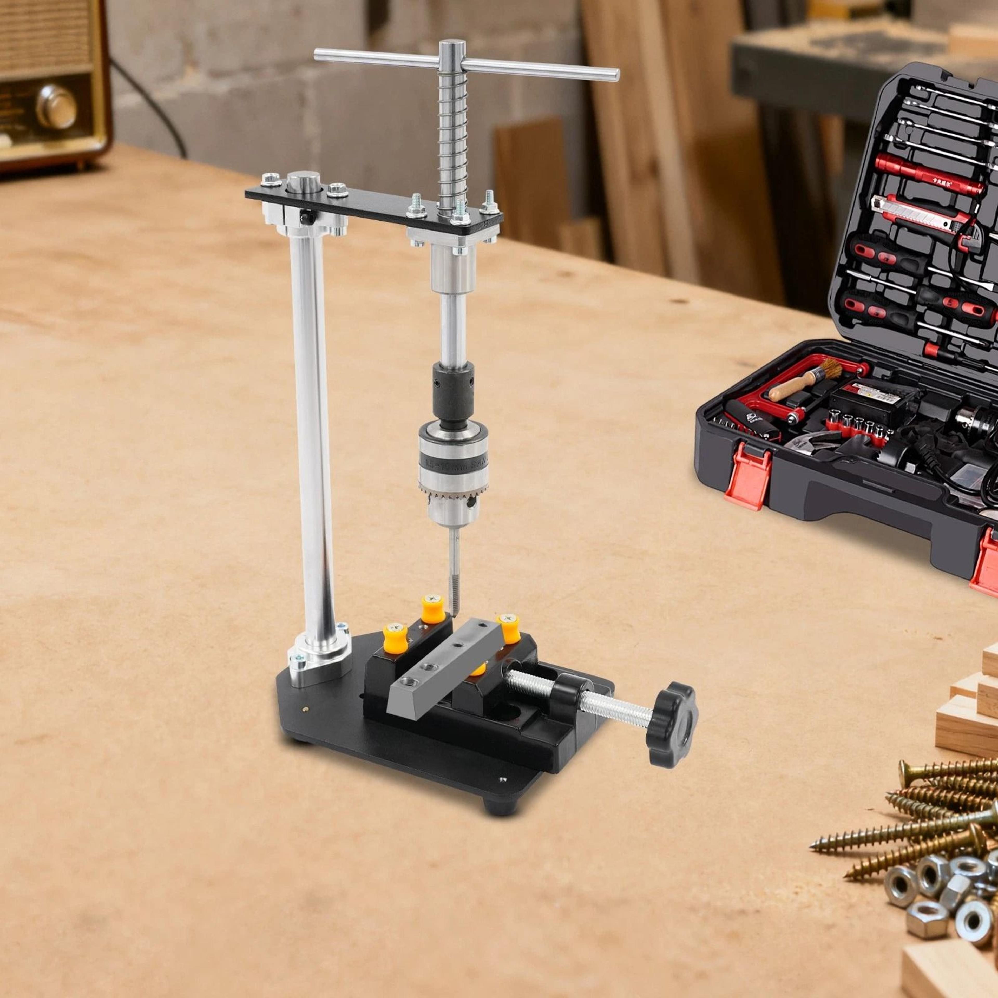 Precision Manual Tapping Tool Kit With Vertical Hand Tapper And Vise 2