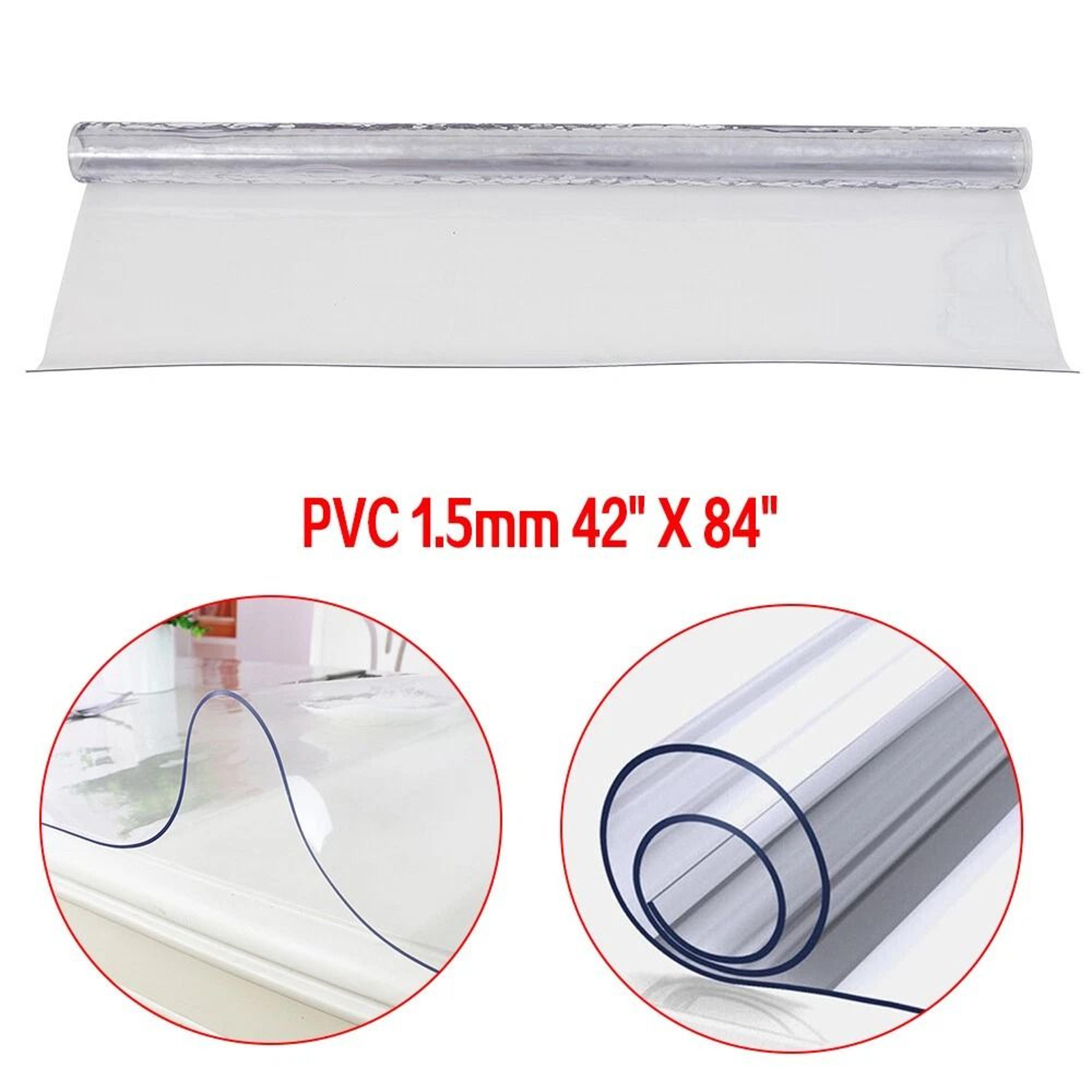Clear PVC Table Protector Waterproof Transparent Desk Mat 11