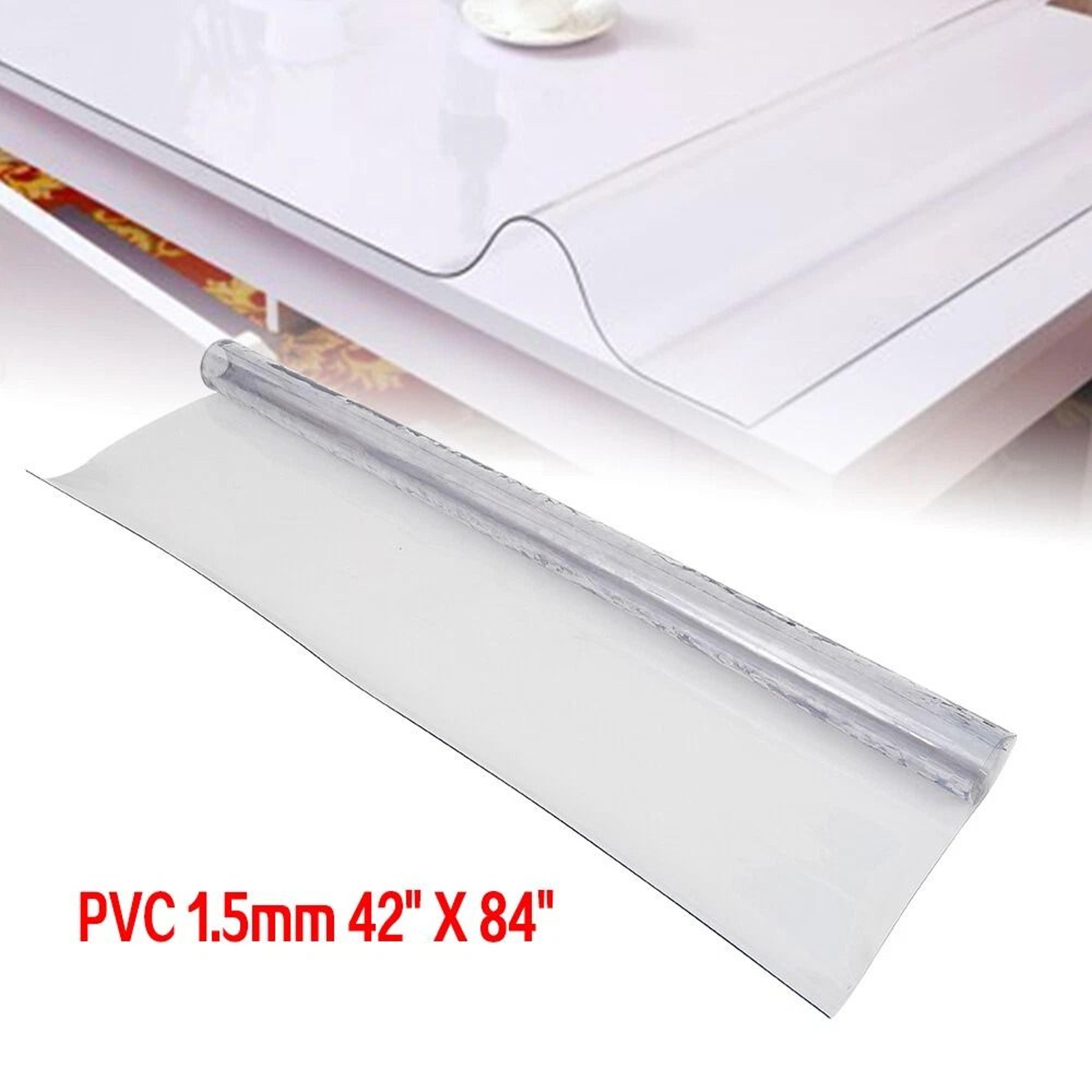 Clear PVC Table Protector Waterproof Transparent Desk Mat 1