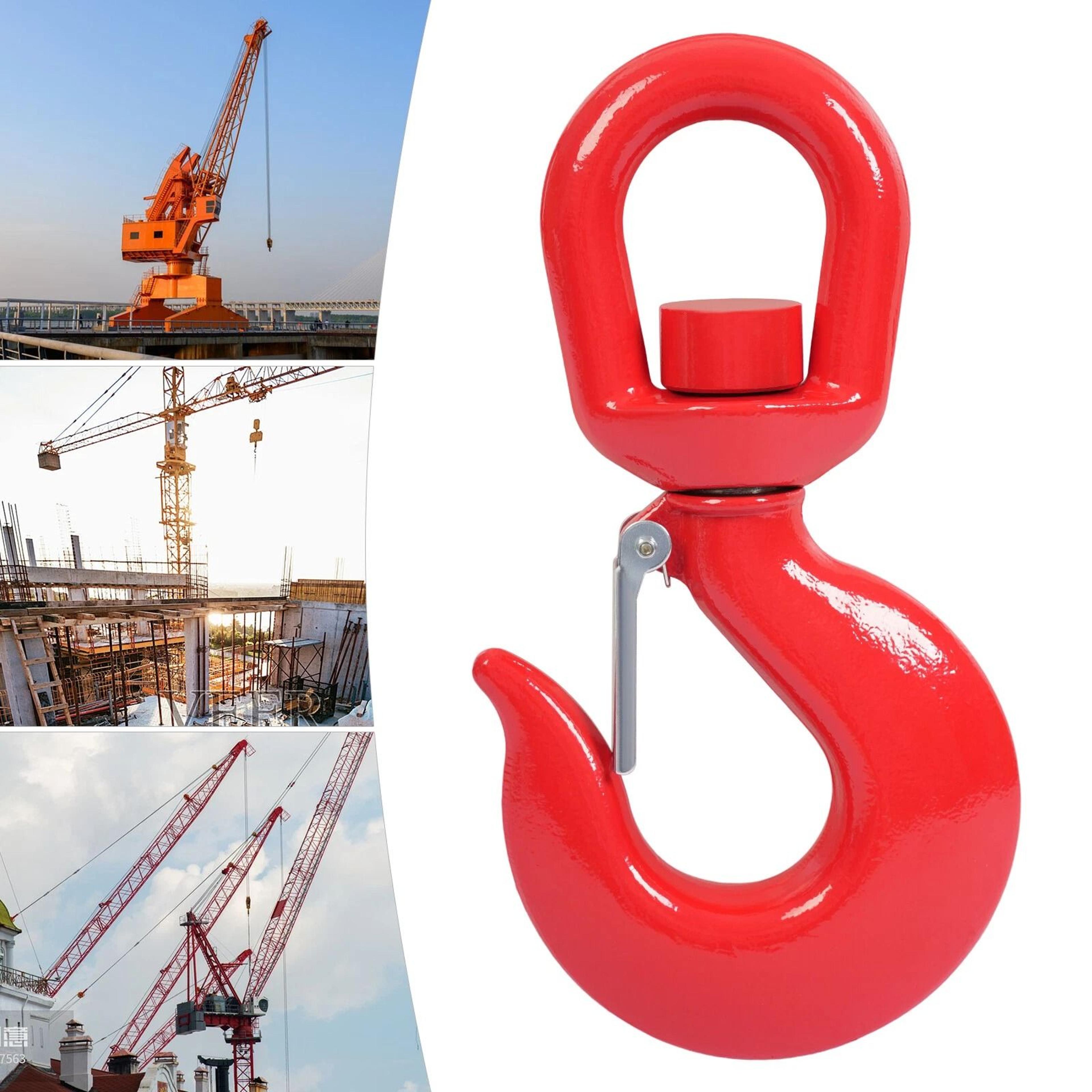 Heavy Duty Swivel Lifting Hook With Safety Latch Premium Locking Swivel Hook 11