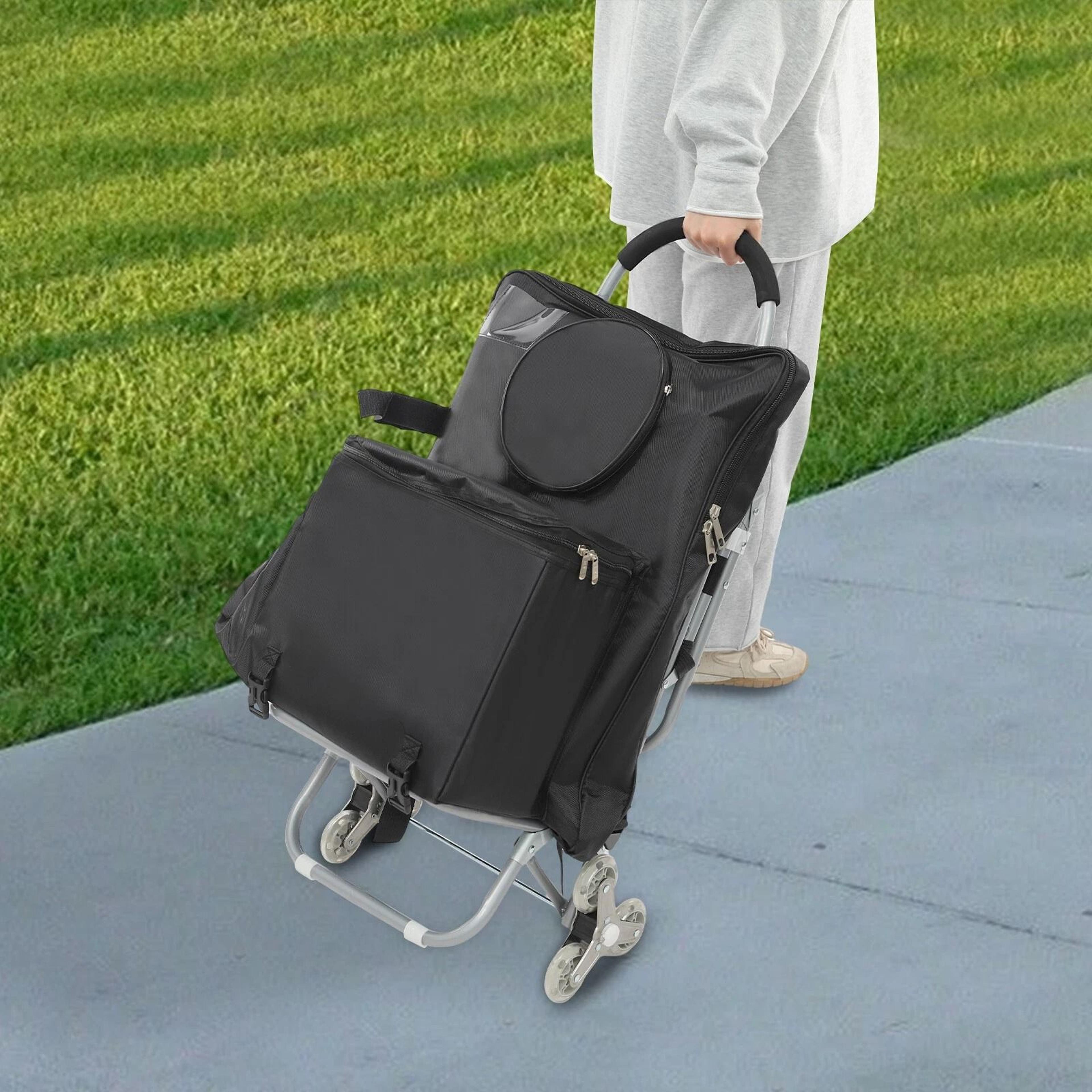 portable multi function sketch easel cart & freestanding art cart with storage