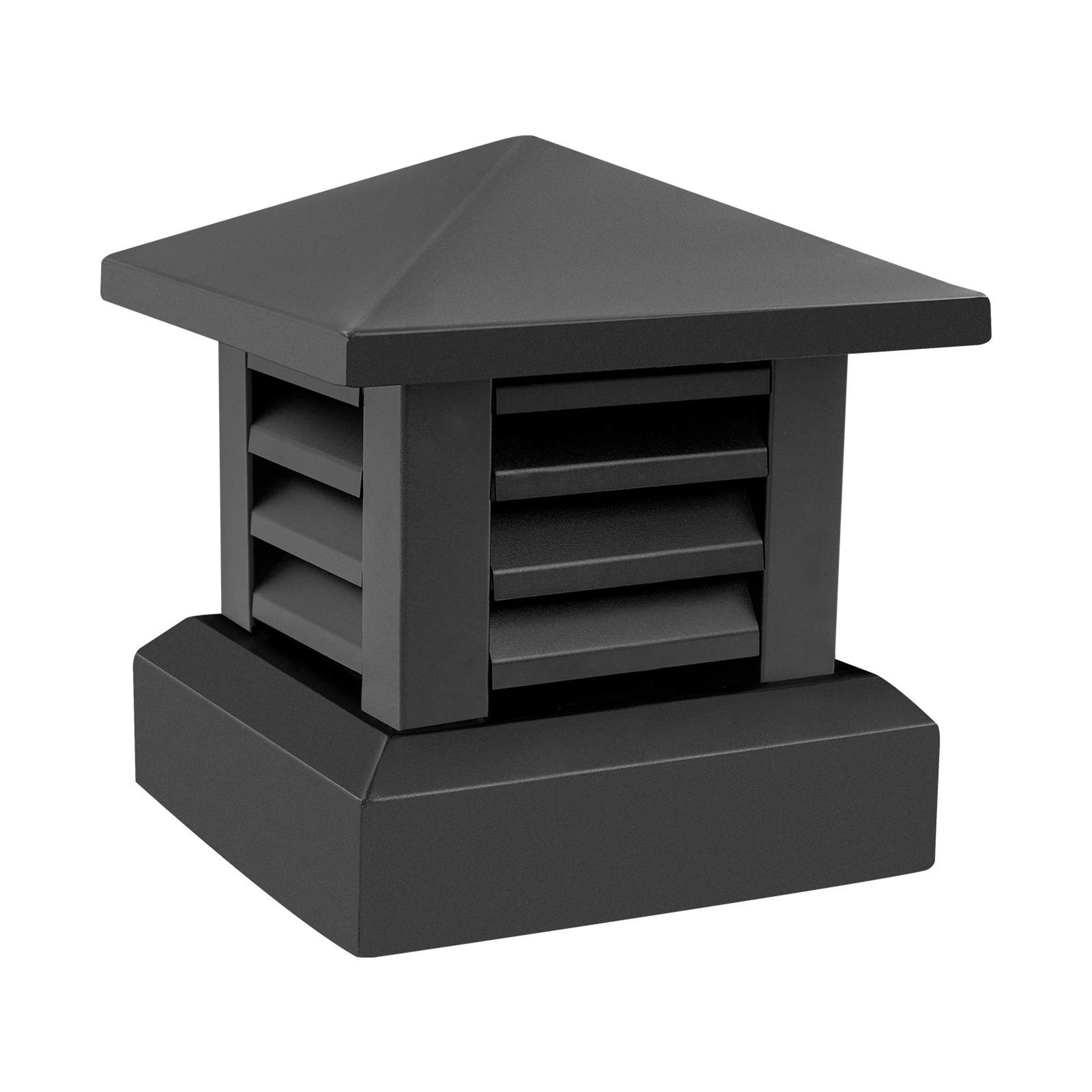 Premium Aluminum Chimney Cap  Chimney Cover Durable Black Fireplace Protection 8