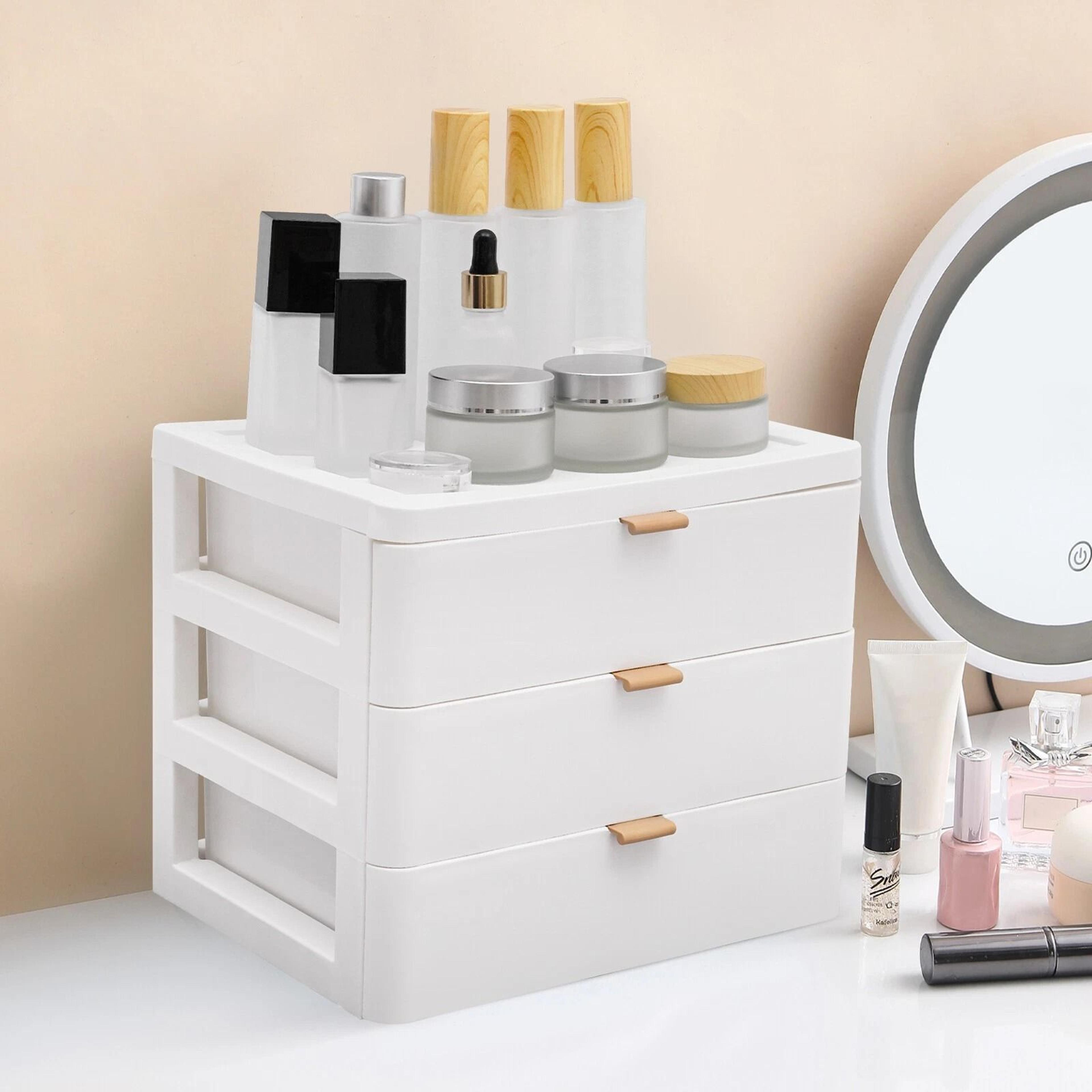 premium layer desktop jewelry organizer & drawer storage box space saving desk storage organizer