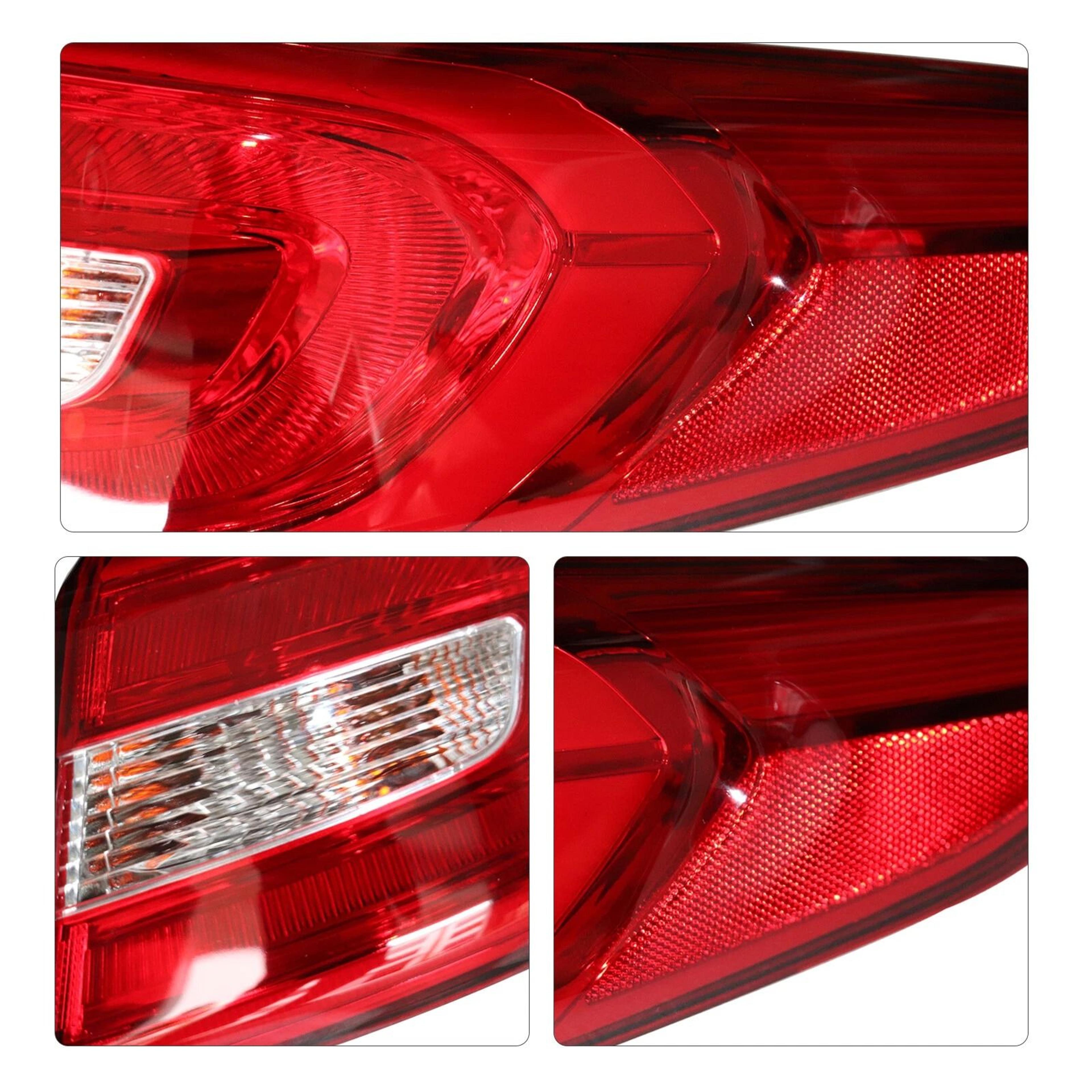 Passenger Side Outer Halogen Tail Light For Hyundai Sonata Direct Replacement Rear Brake Lamp 10
