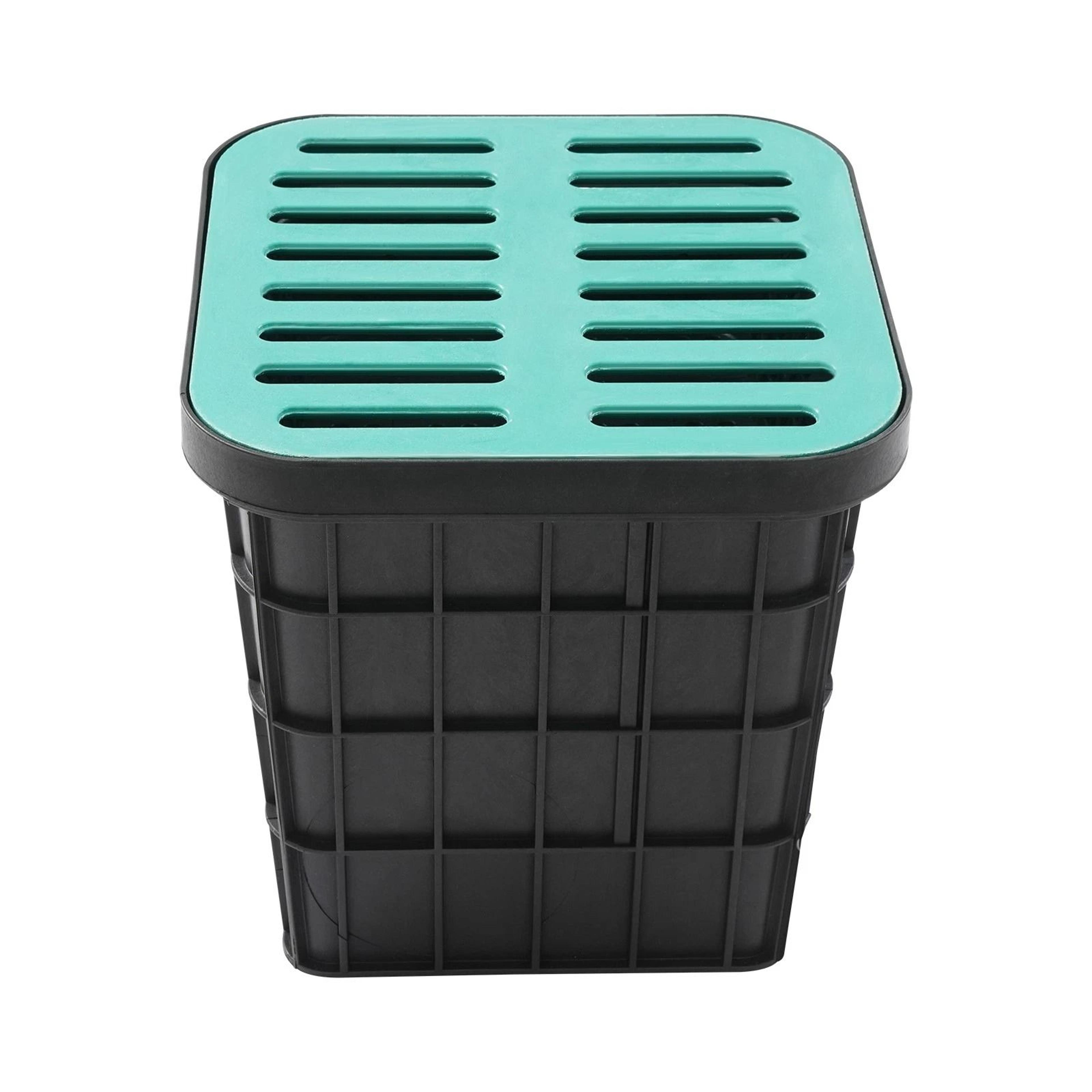 Large Yard Catch Basin With Grate And Debris Basket Heavy Duty Lawn Drainage System 11