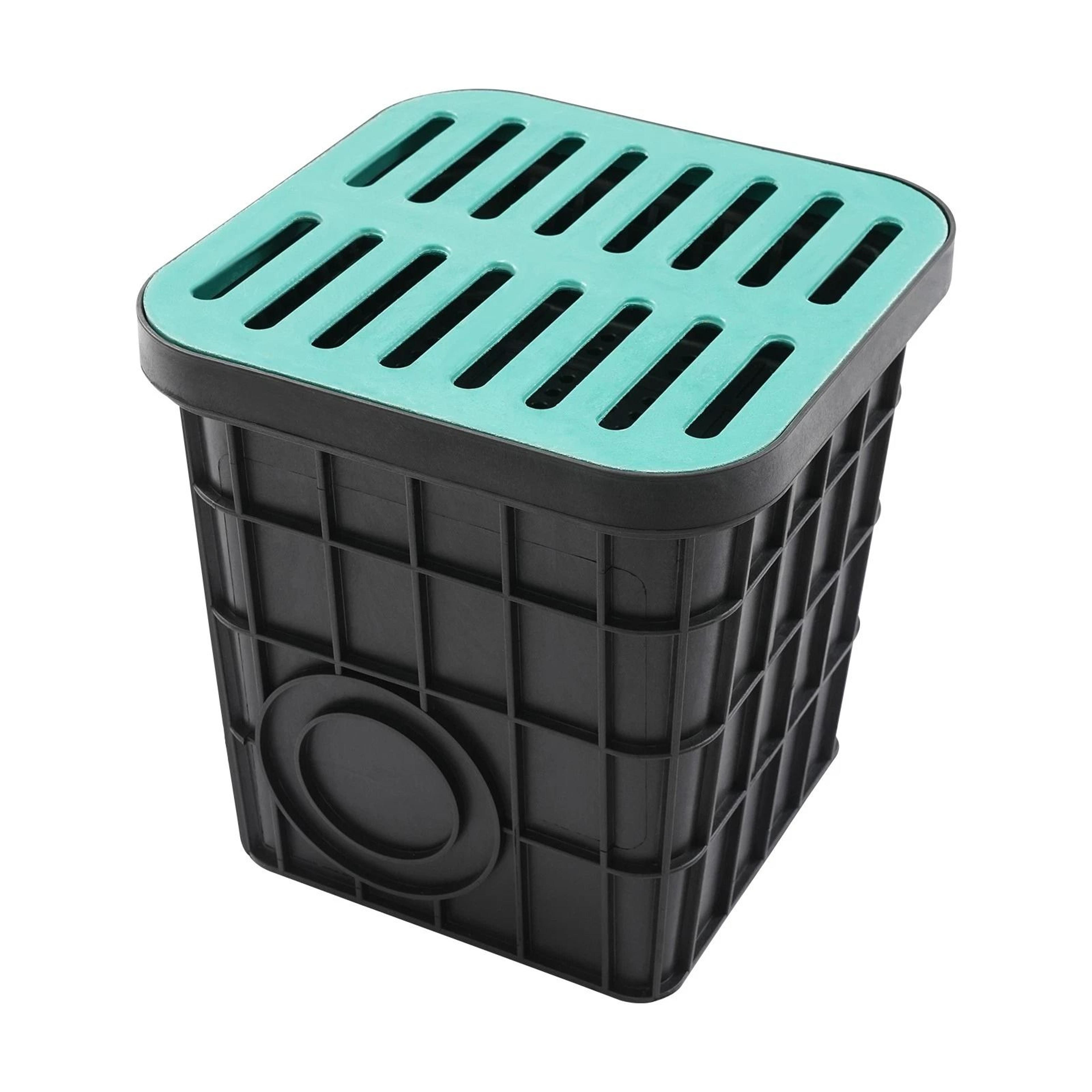 Large Yard Catch Basin With Grate And Debris Basket Heavy Duty Lawn Drainage System 12