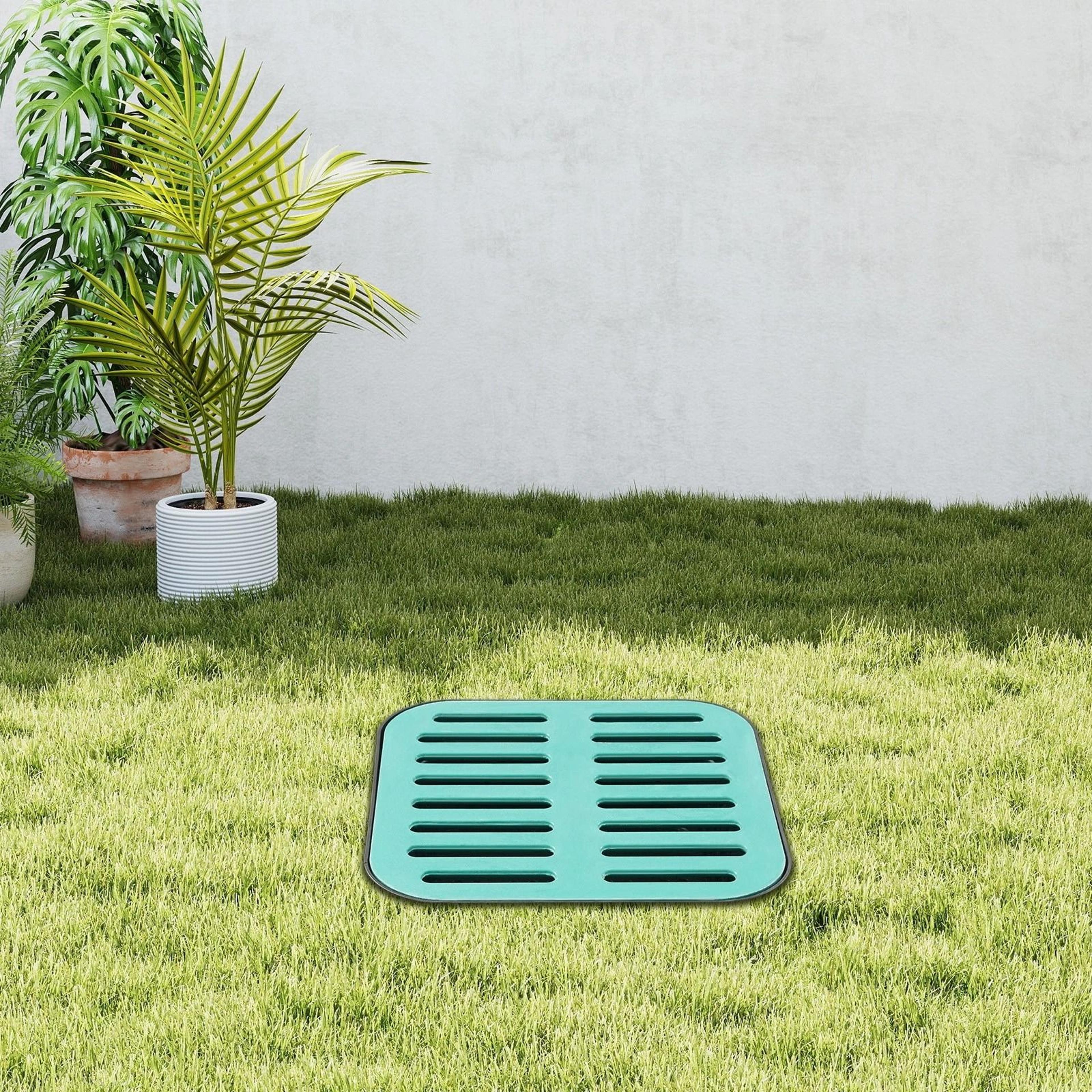 Large Yard Catch Basin With Grate And Debris Basket Heavy Duty Lawn Drainage System 14
