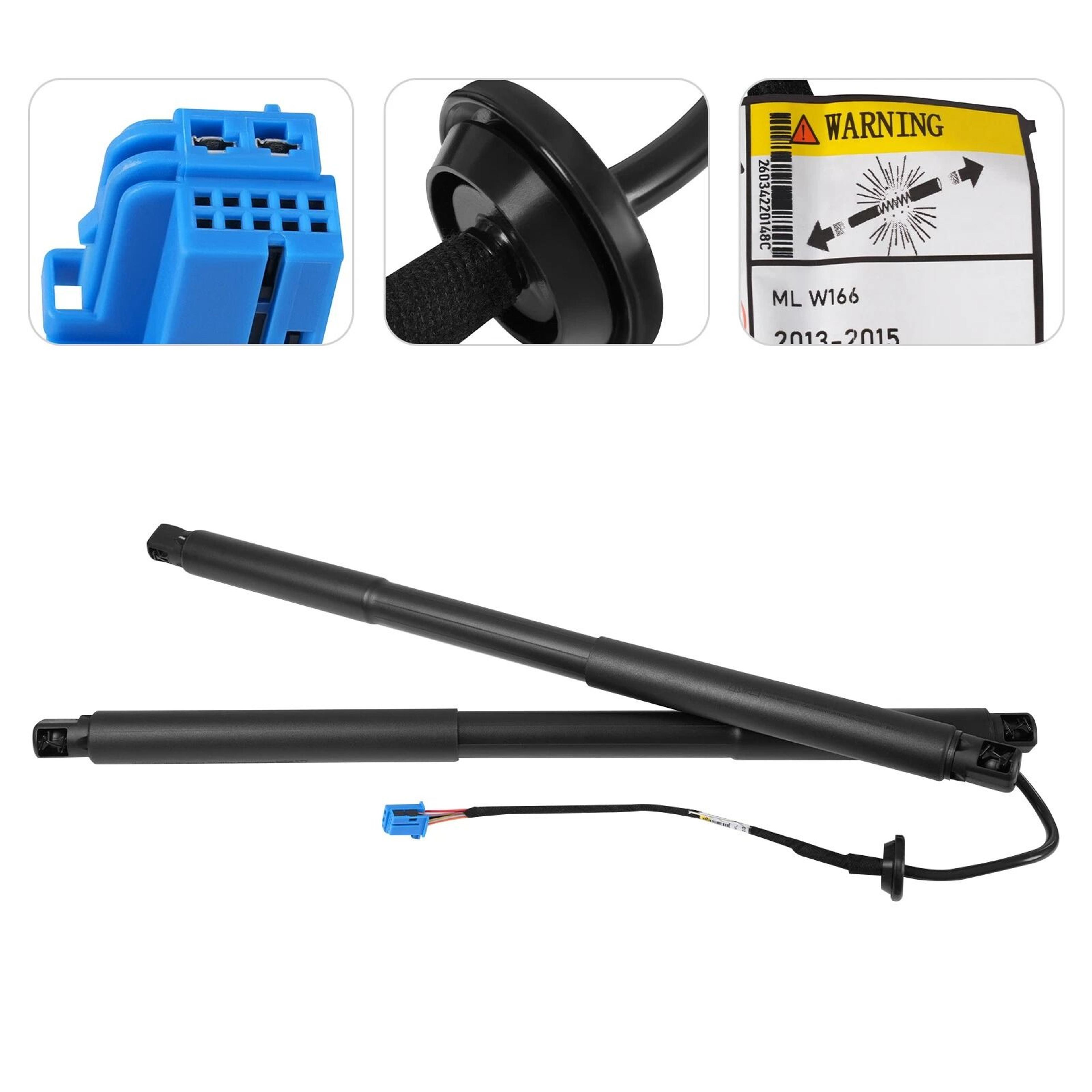 Mercedes ML Rear Tailgate Power Lift Supports Electric Tailgate Lift Struts Pair Direct Replacement 2
