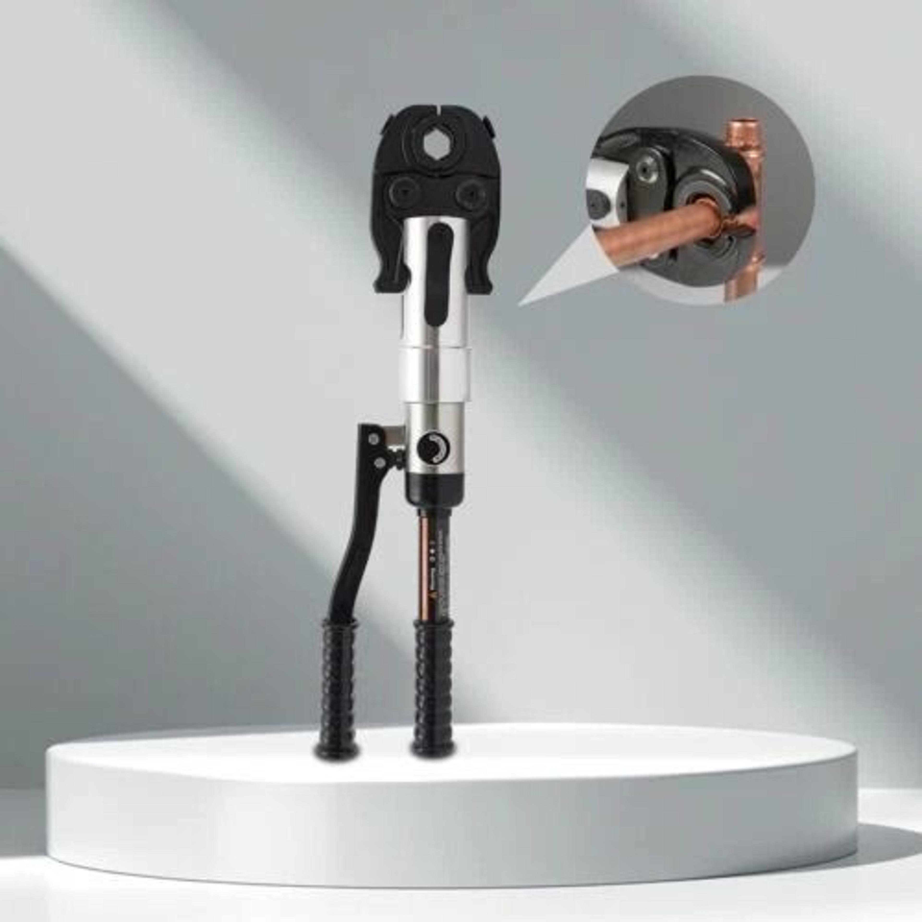 Hydraulic Pipe Crimping Tool For PEX And Copper Tubing Press Plier With Dies 2