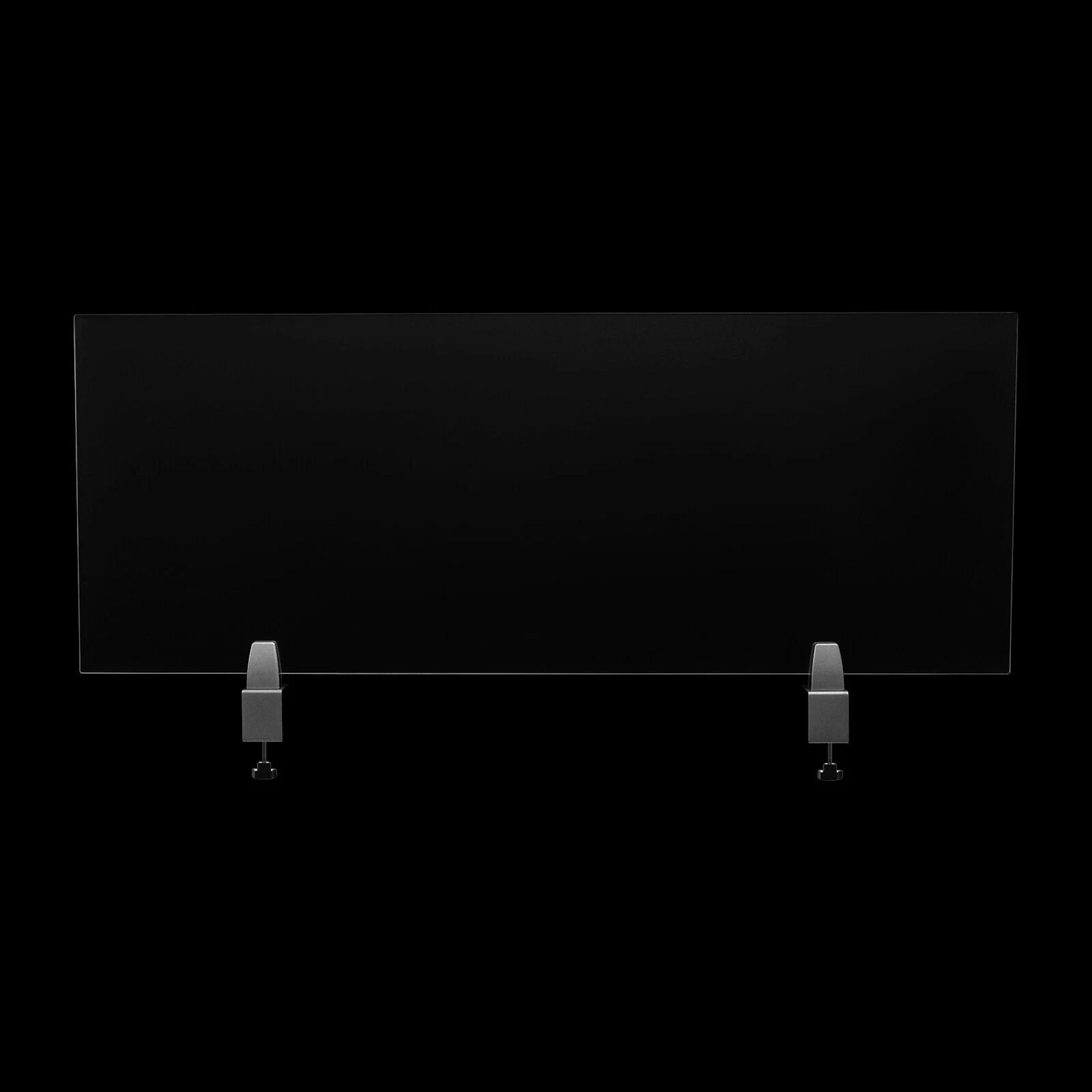 Anthracite Gray Acrylic Desk Divider Privacy Panel 10
