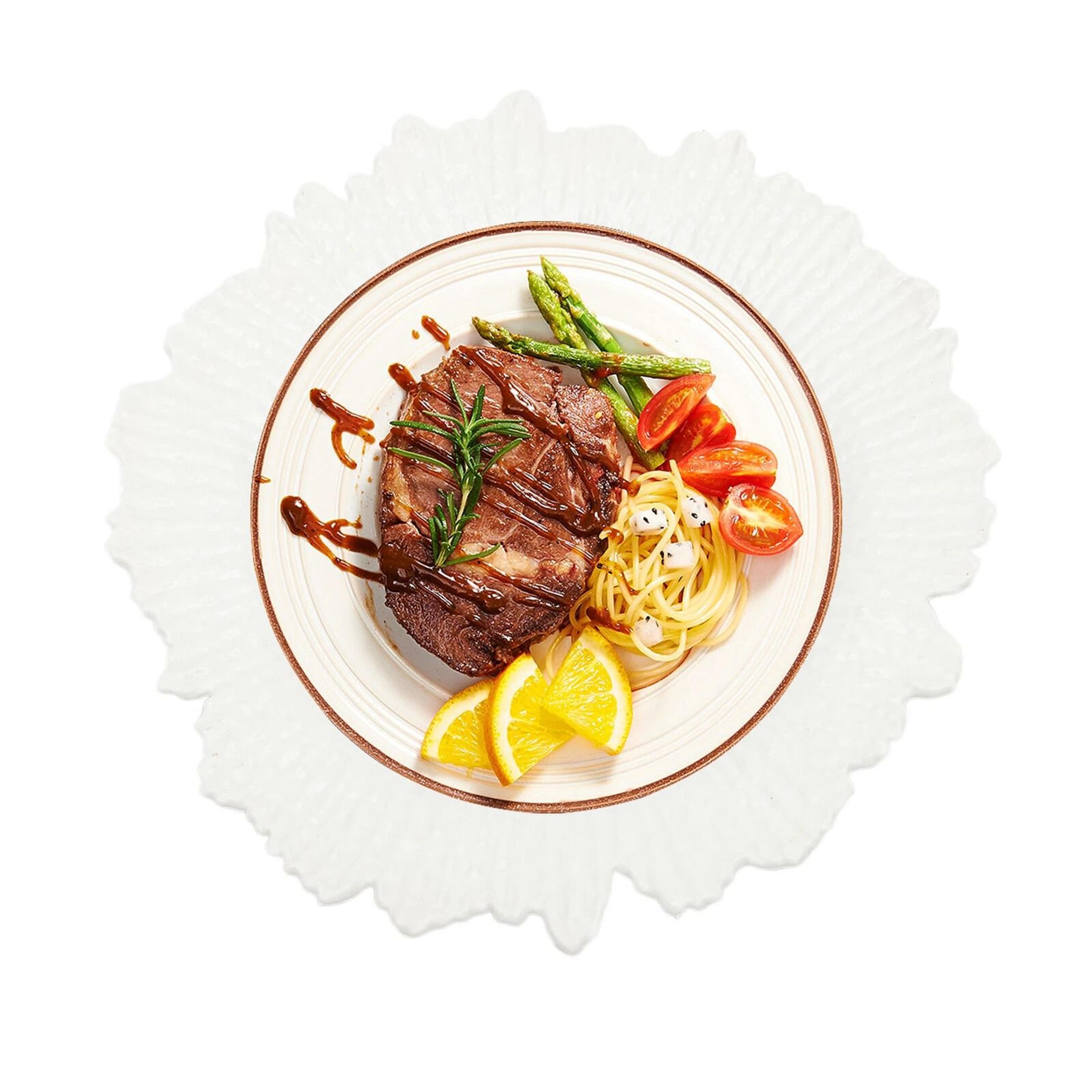 Premium Piece Plastic Party Plates Set For Wedding  Banquet Dinner Tableware 3