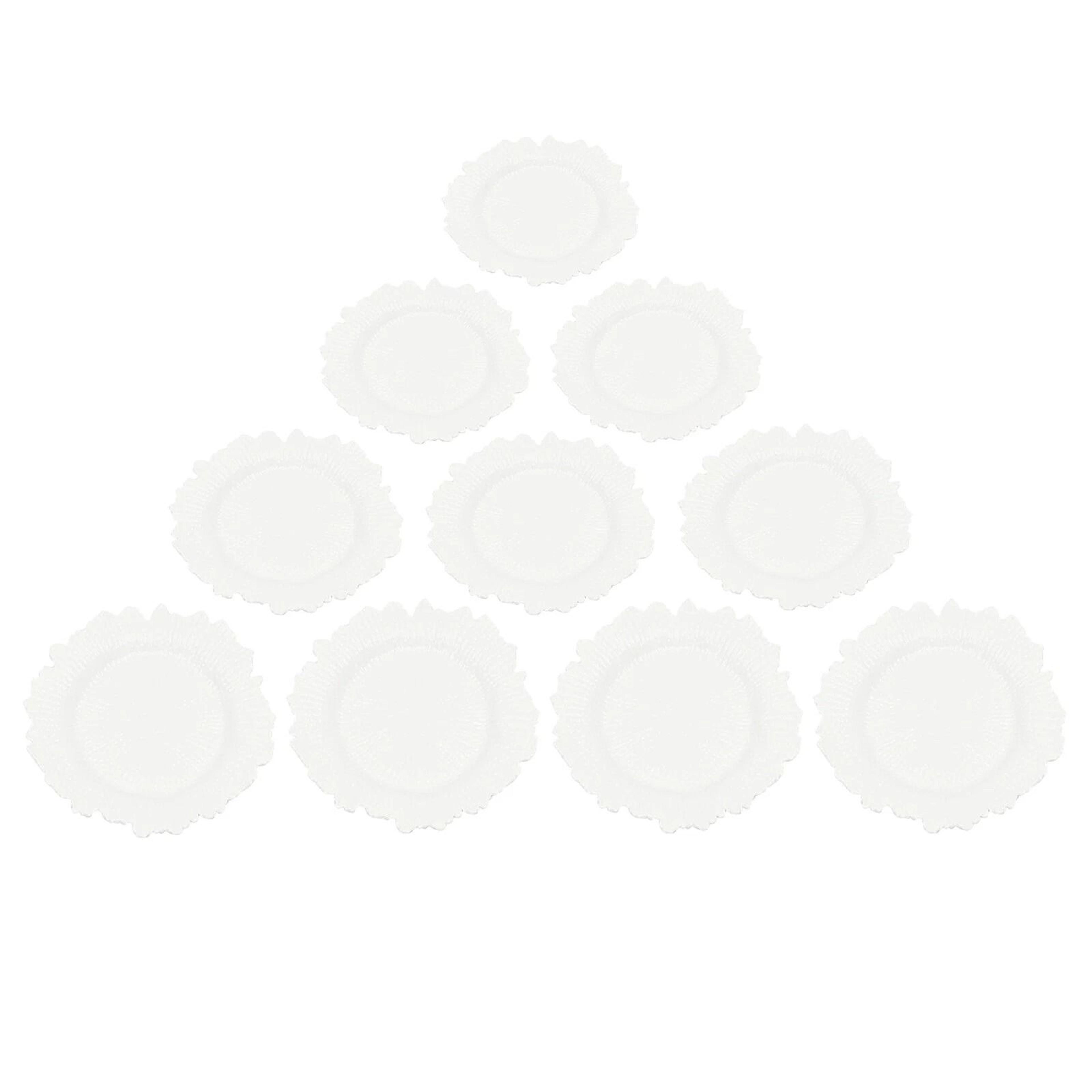 Premium Piece Plastic Party Plates Set For Wedding  Banquet Dinner Tableware 6