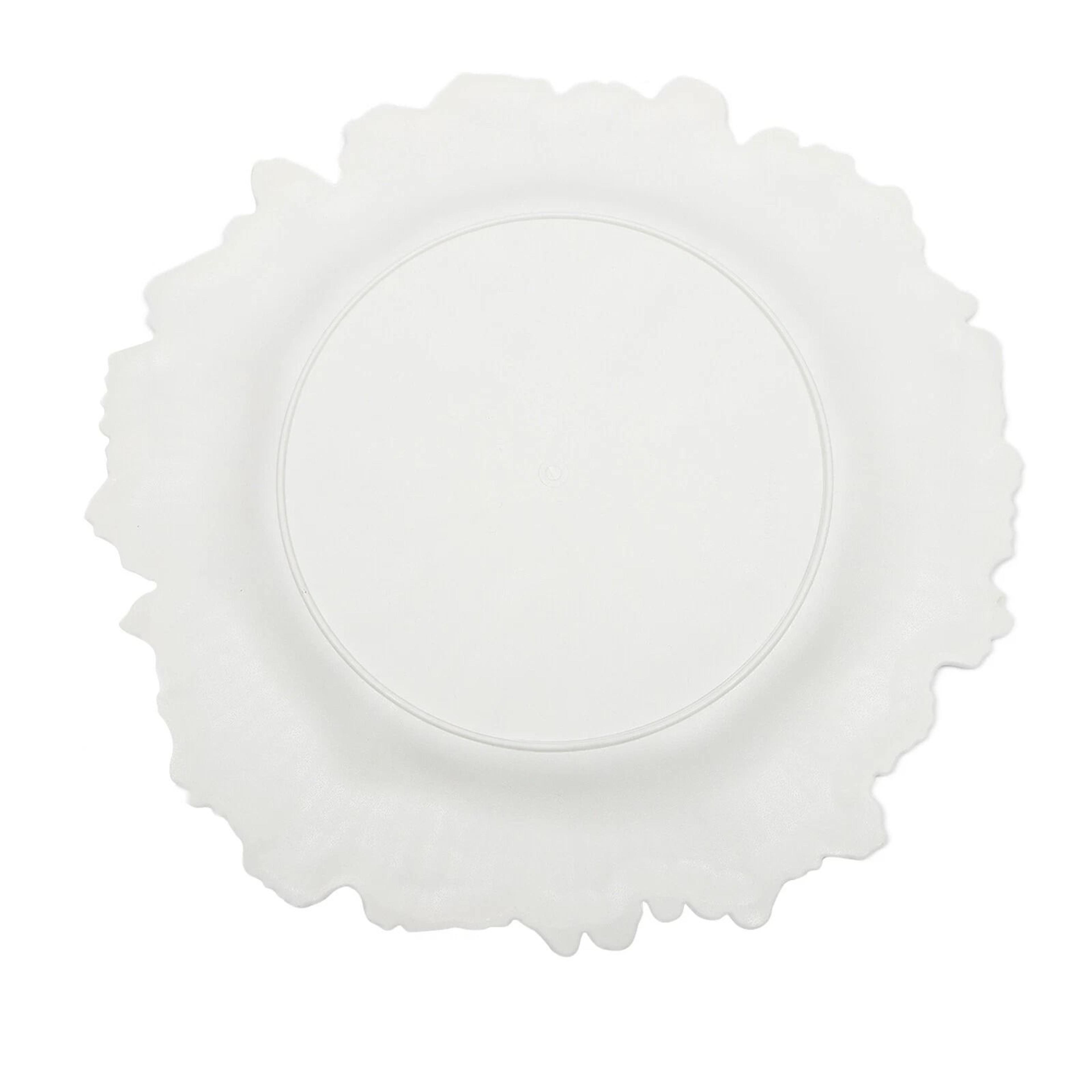 Premium Piece Plastic Party Plates Set For Wedding  Banquet Dinner Tableware 11