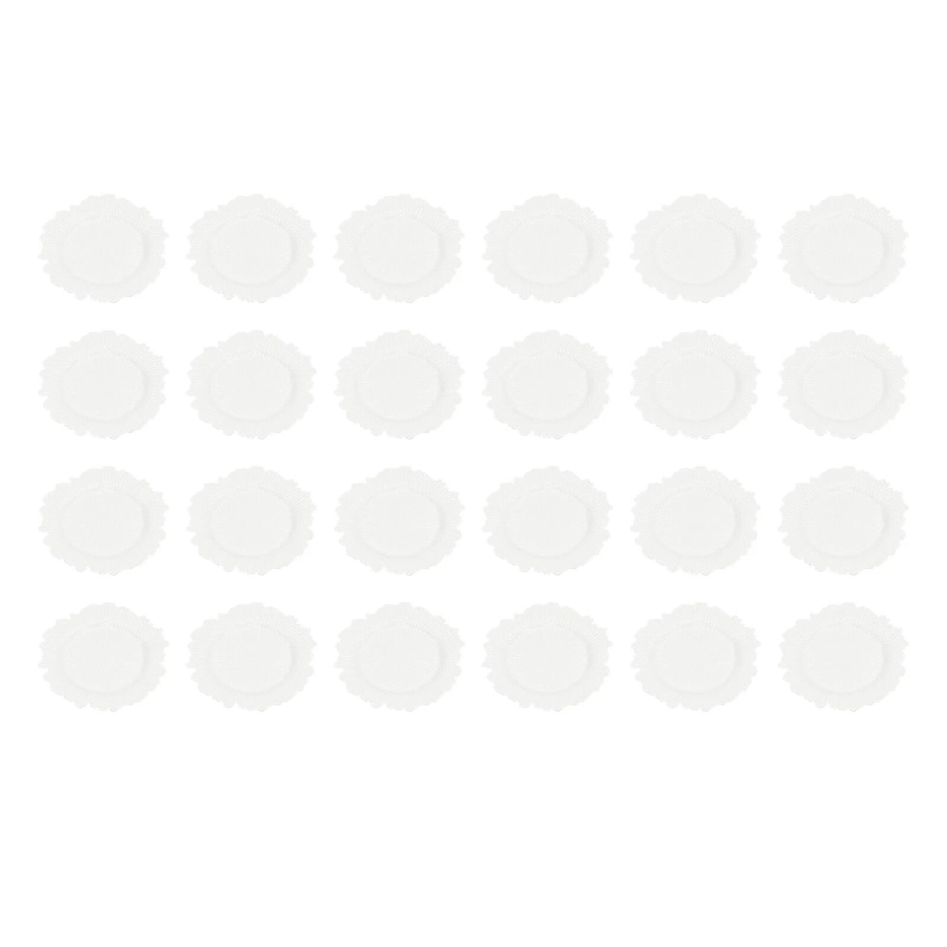 Premium Piece Plastic Party Plates Set For Wedding  Banquet Dinner Tableware 12