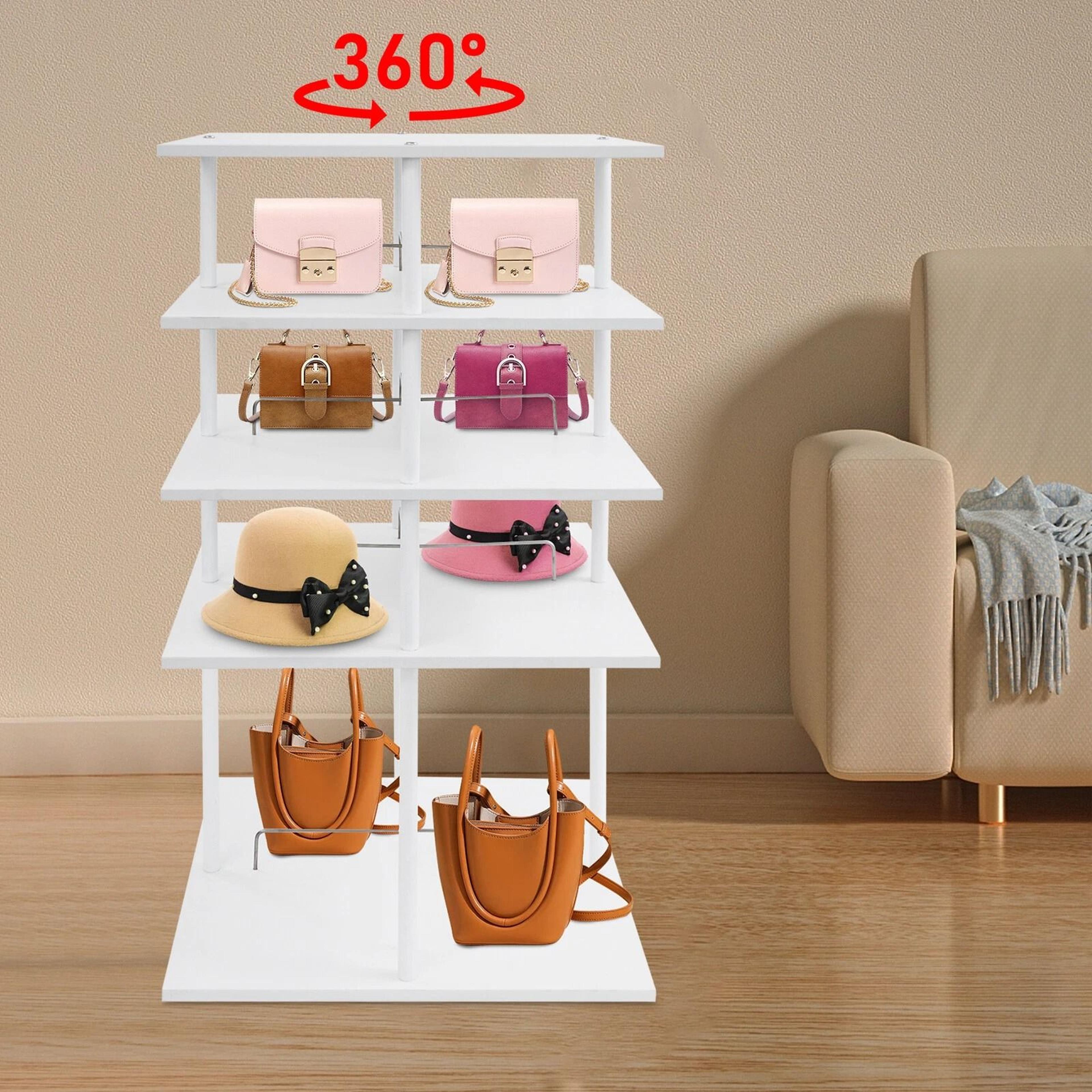 Premium Rotating Shoe Rack Storage Tower Organizer For Up To Space Saving Shoe Organizer 2