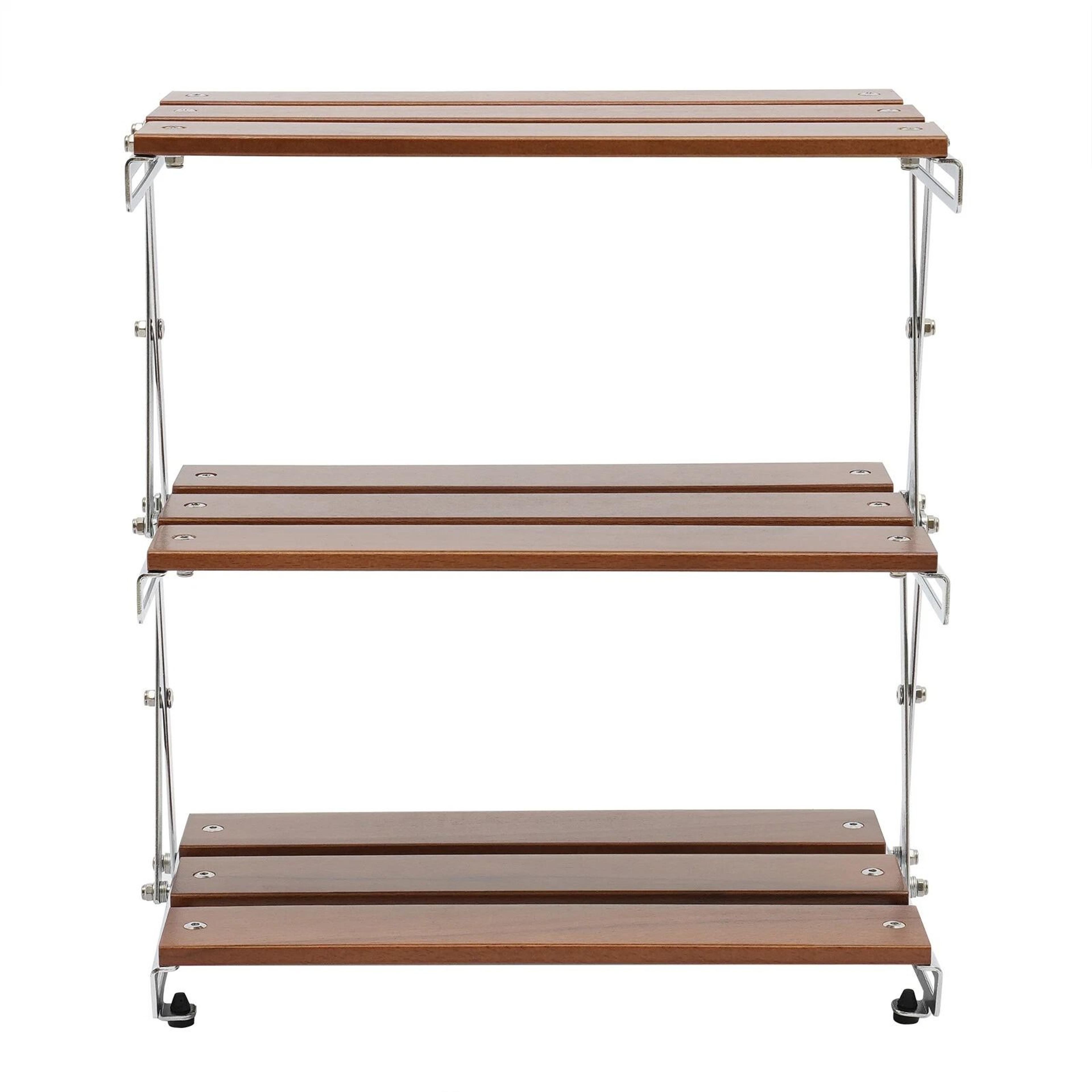 Premium Foldable Camping Storage Rack  Portable Picnic Organizer With Multifunction Shoe Rack Shelf 8