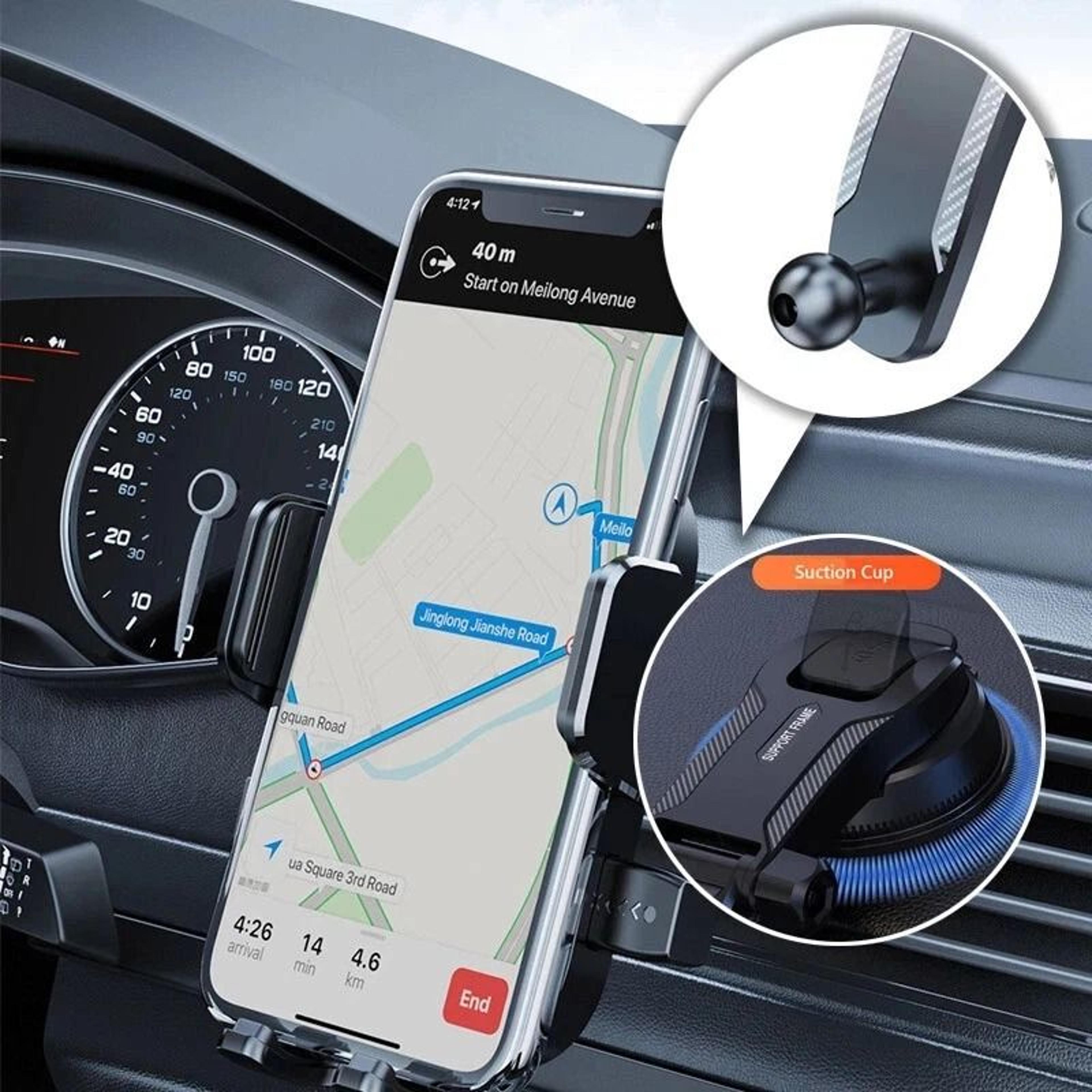 Universal Suction Cup Car Phone Holder Mount Dashboard  Windshield Phone Mount 1