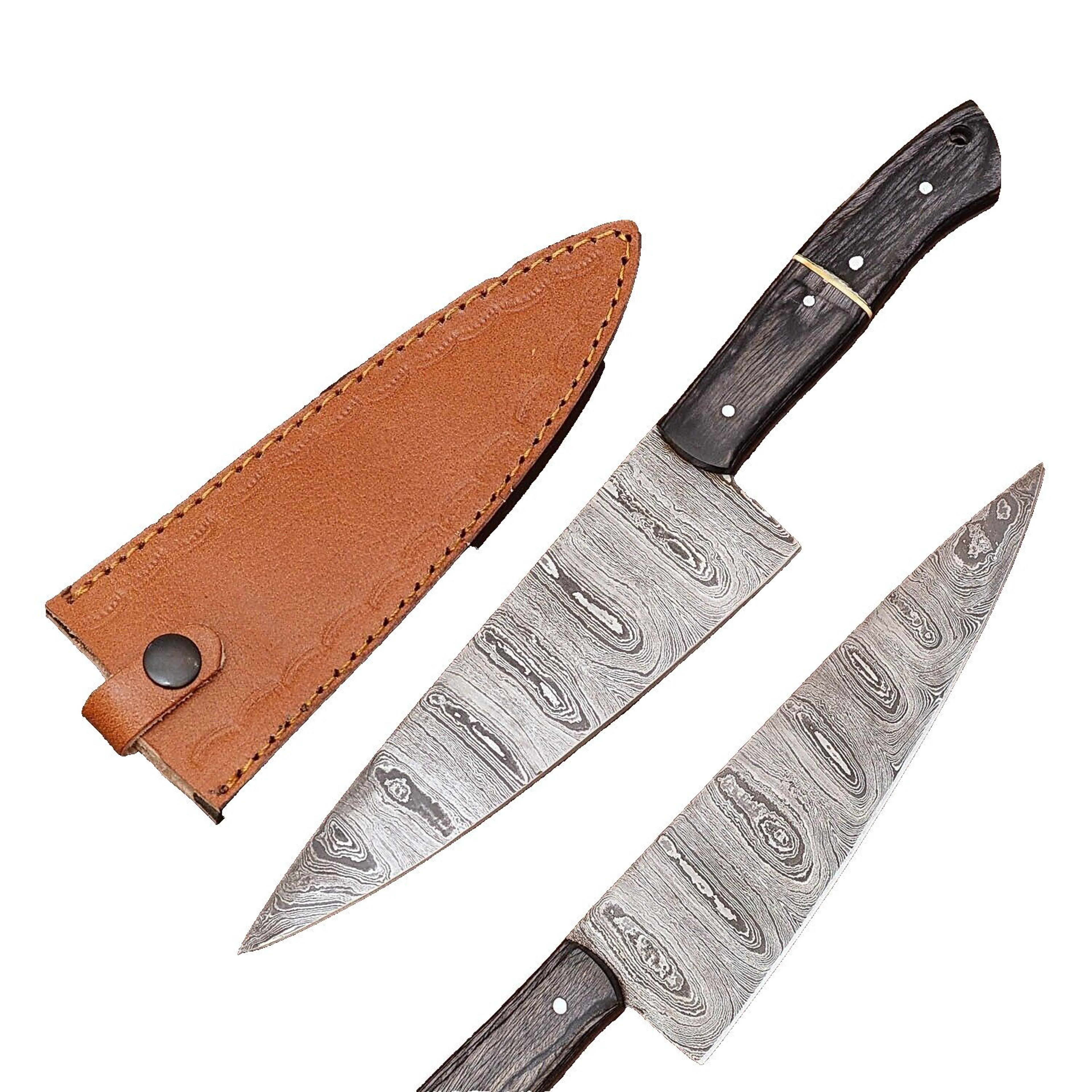 custom handmade damascus steel cooking knife – perfect for chefs & collectors