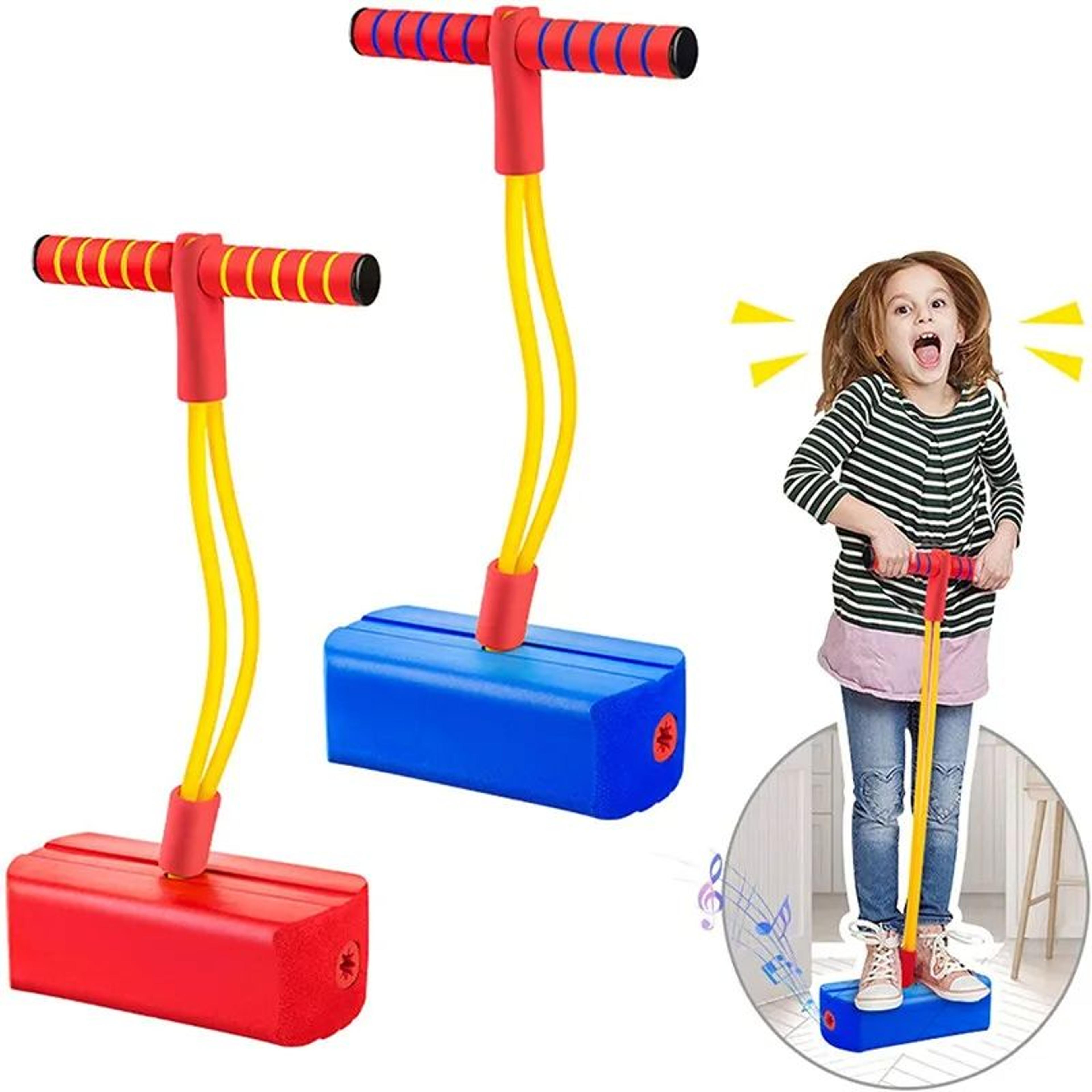 best pogo jumper toy for kids, bouncy foam hopper, fun gift for girls & boys over 3, autism friendly