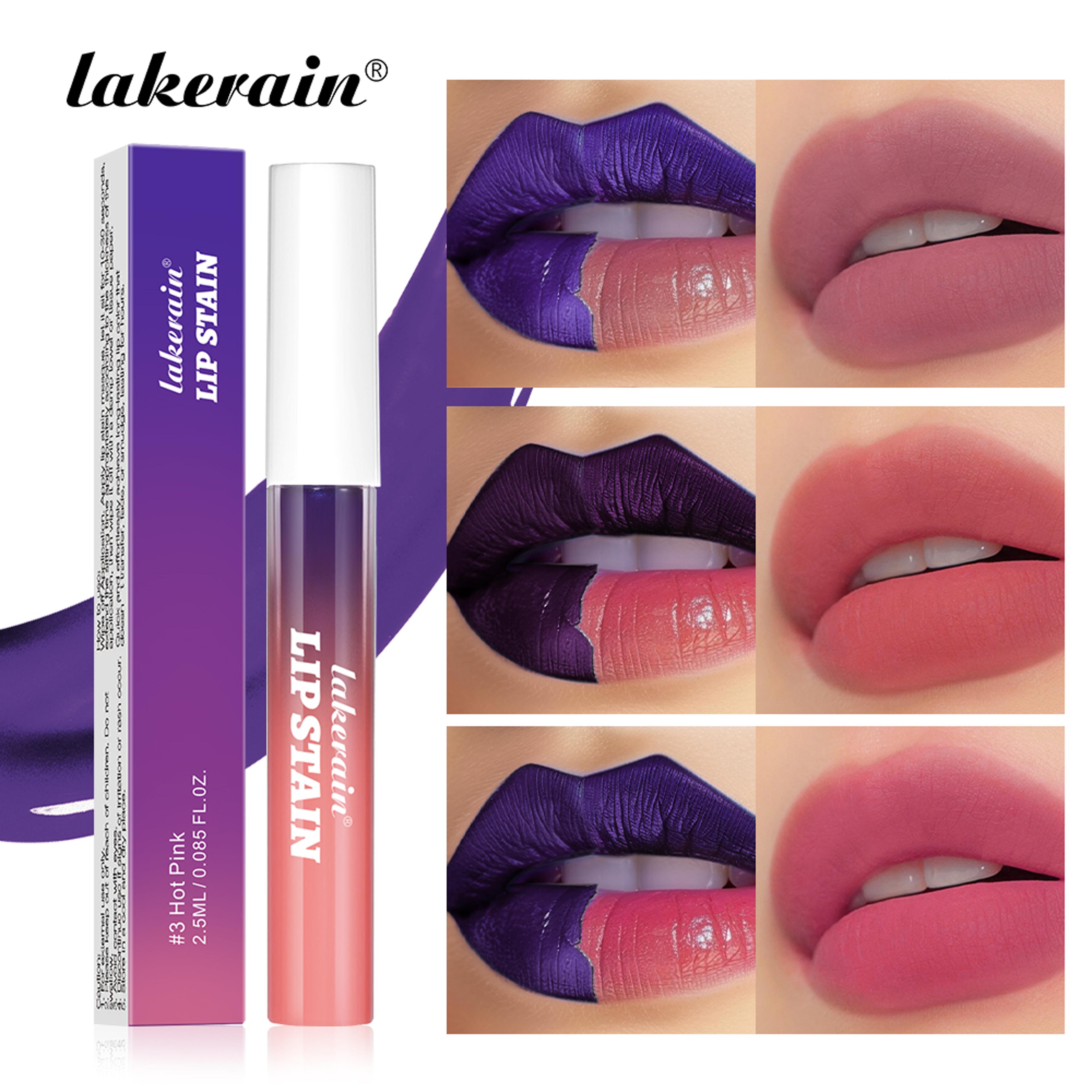 LongLasting Waterproof Lip Gloss Set TransferResistant Pink Lip Gloss For Women 3