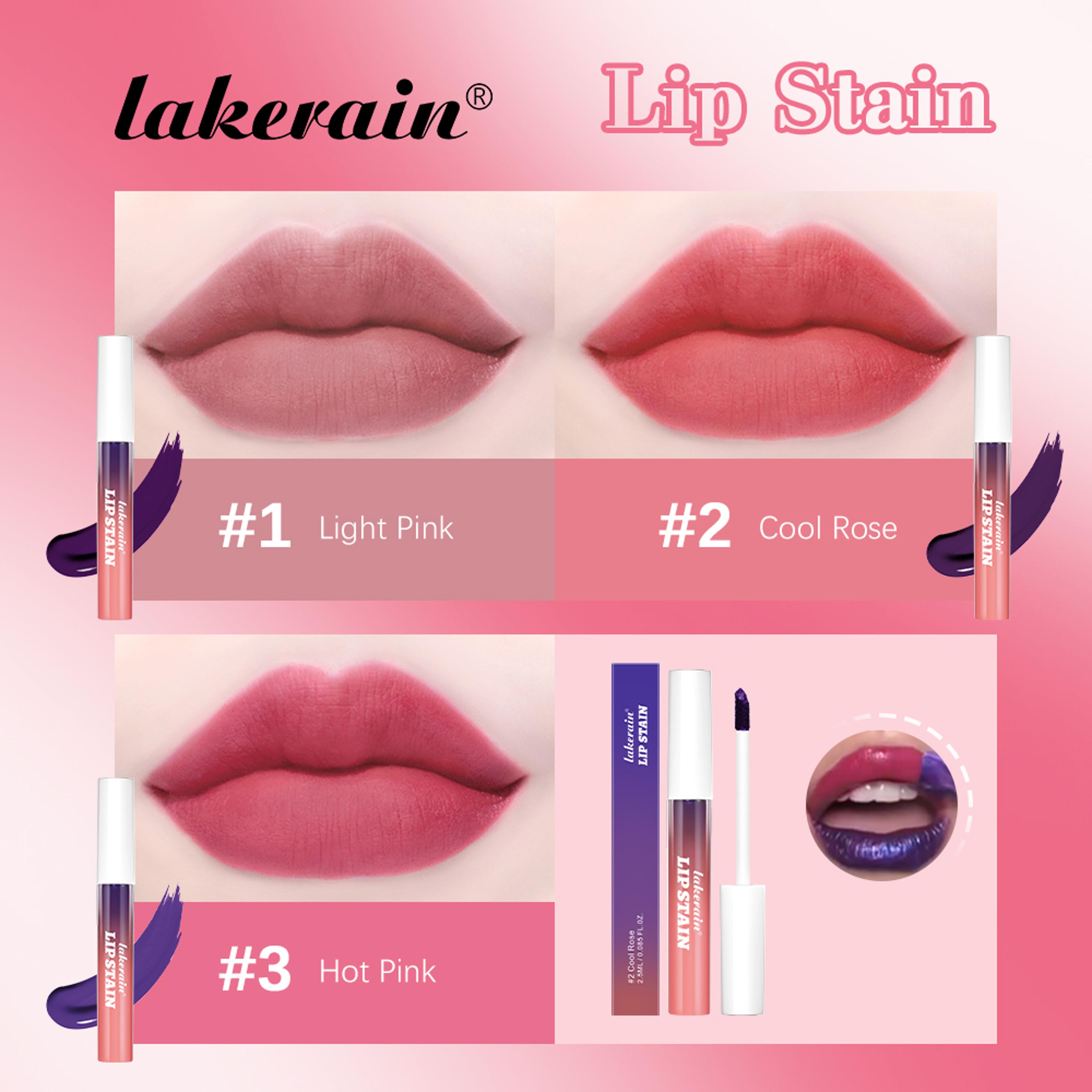 LongLasting Waterproof Lip Gloss Set TransferResistant Pink Lip Gloss For Women 2