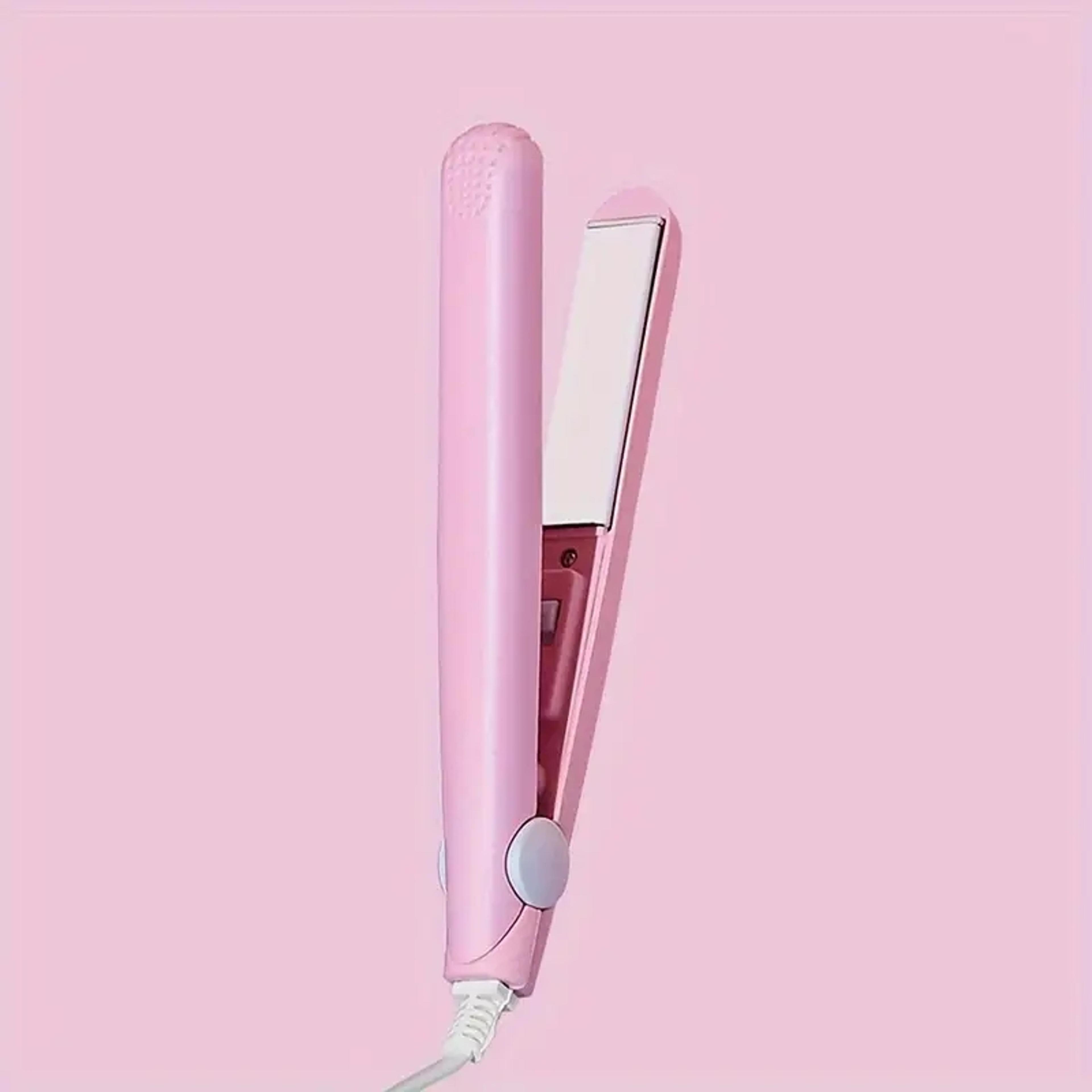Quick Heating Mini Hair Straightener NonDamaging Ceramic Plate Bangs Clip for Curling  MultiColo