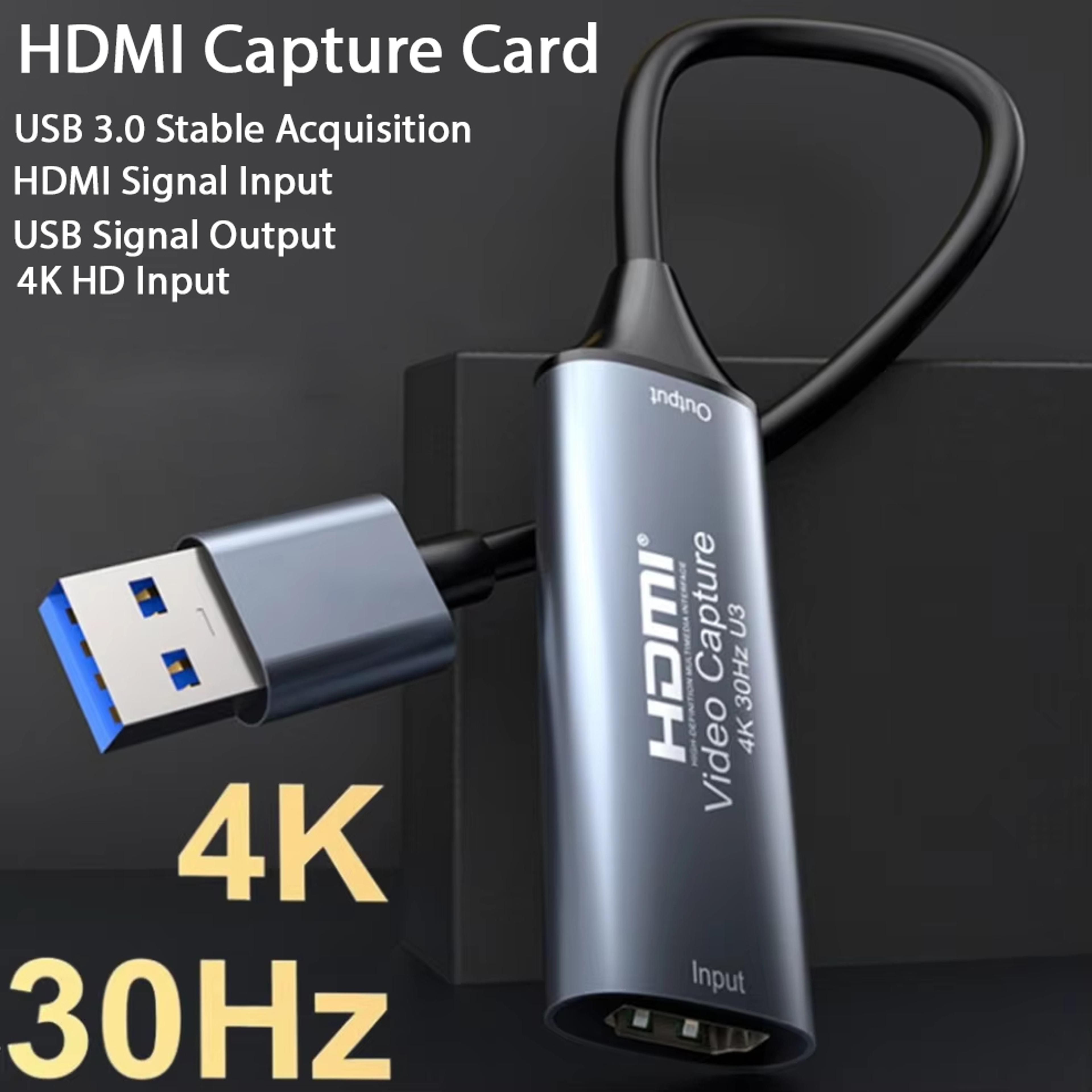 USB 20  TypeC 4K HDMI Video Capture Card Game Recorder for Switch Xbox PS5PS4 DVD Live Stre