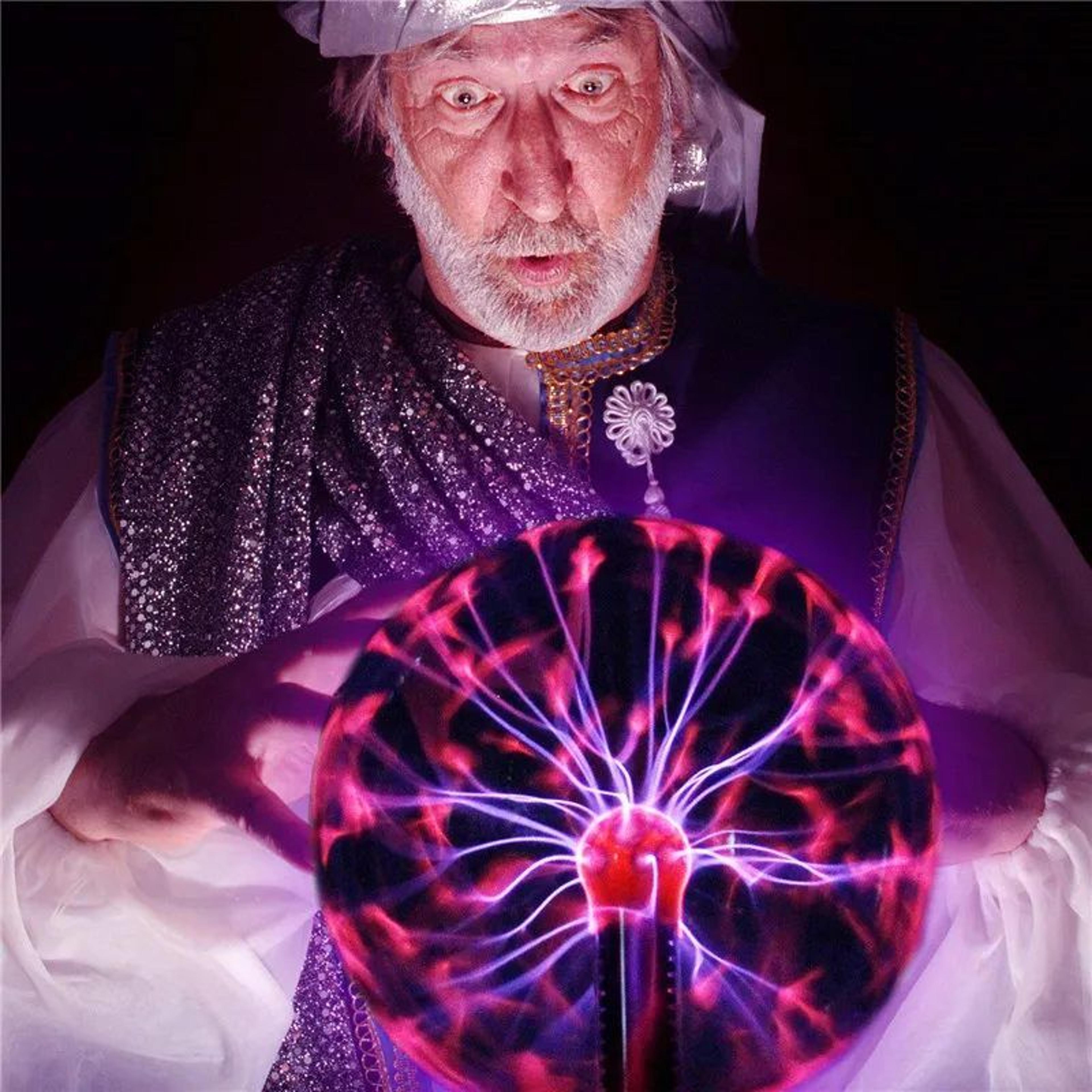 magic plasma ball lamp, touch glass led night light for kids, bedroom decor & christmas party gift