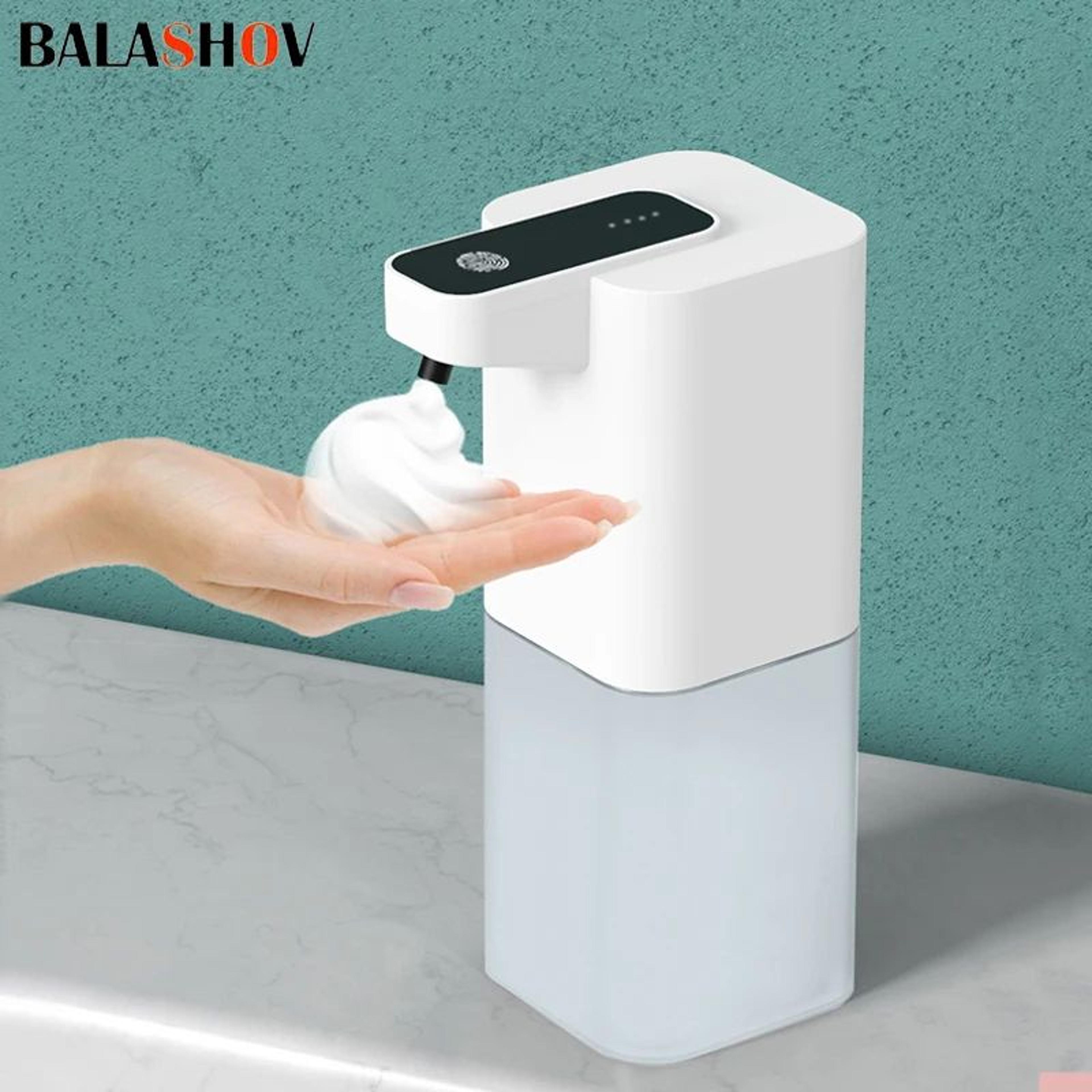automatic inductive foam soap dispenser, usb rechargeable, touchless smart hand washing & alcohol spray dispenser