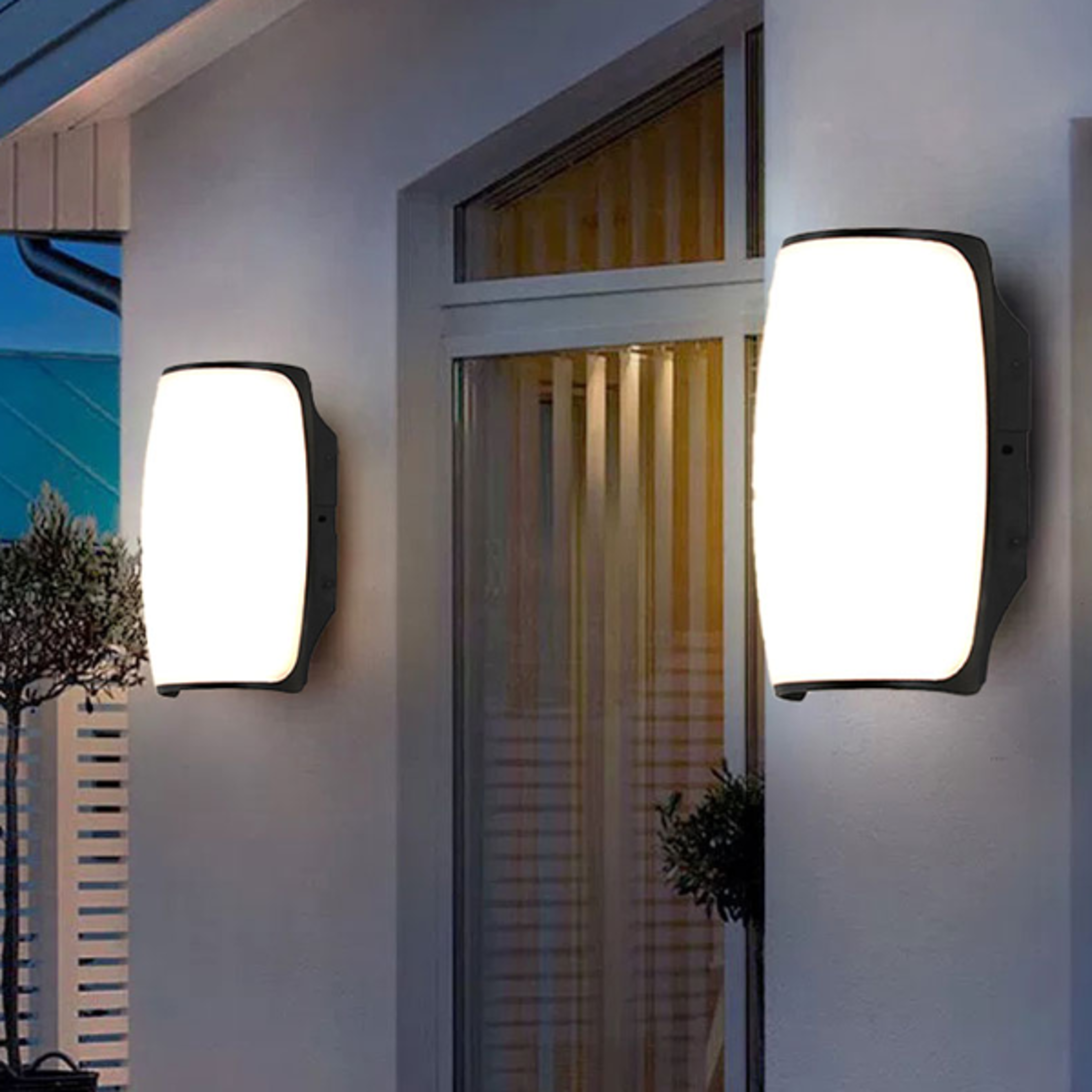 waterproof led outdoor lights, motion sensor wall lamp, outdoor lighting led light for patio, garden, yard, exterior