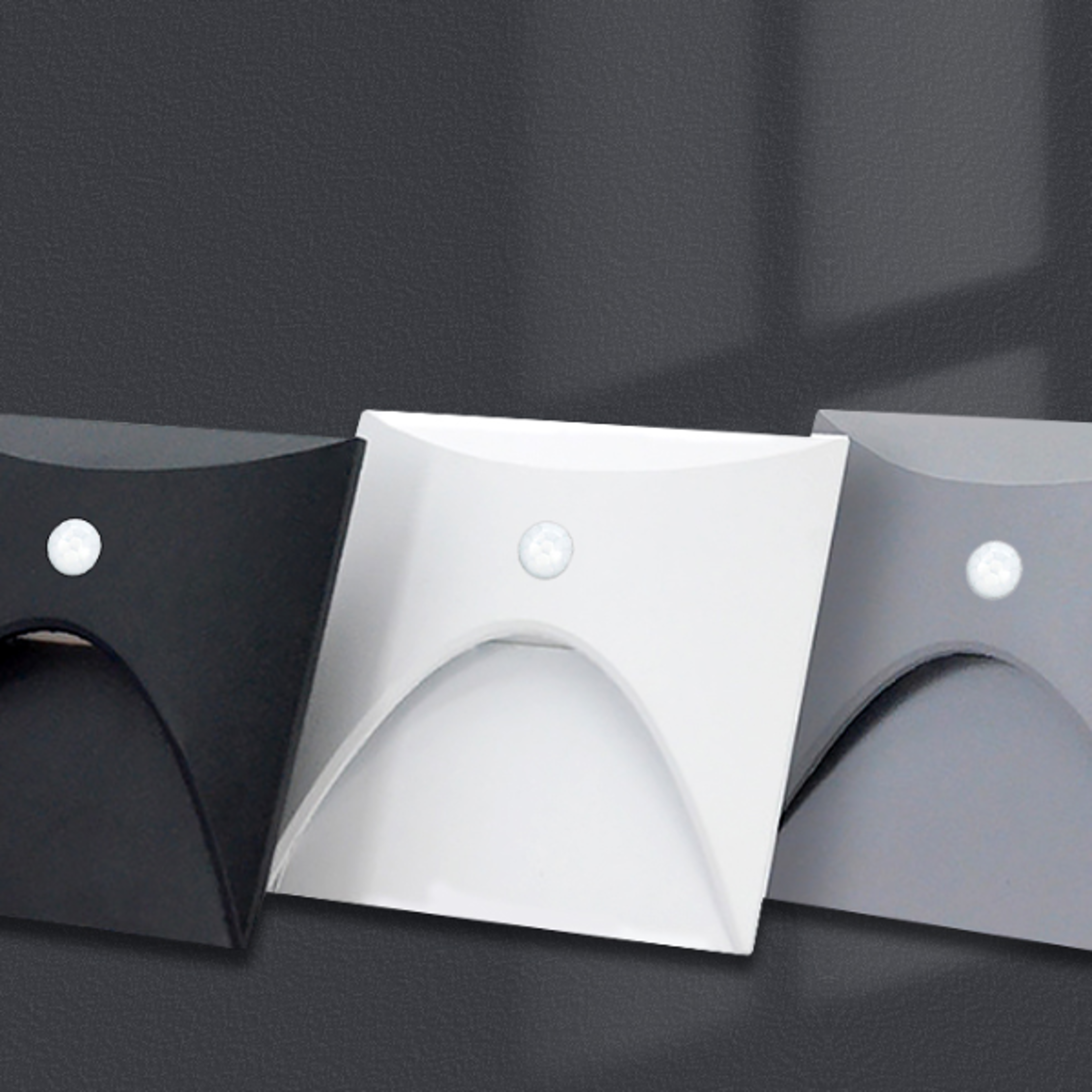 motion sensor outdoor stair light, waterproof wall lamp, exterior sconce for garden, balcony & fence lighting