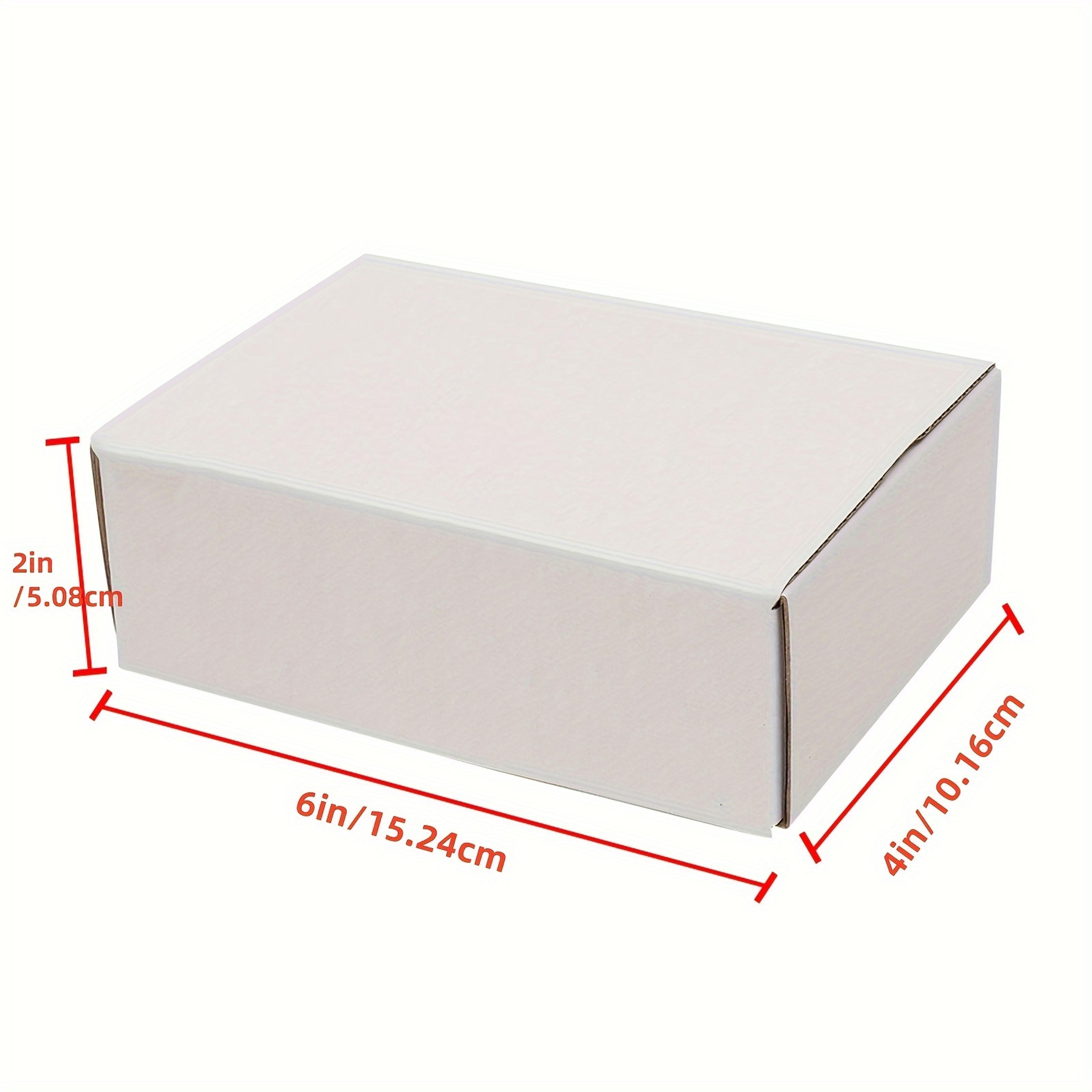 White Small Shipping Boxes For Crafting Corrugated Paper Gift Boxes Sturdy Cardboard Packaging For  4