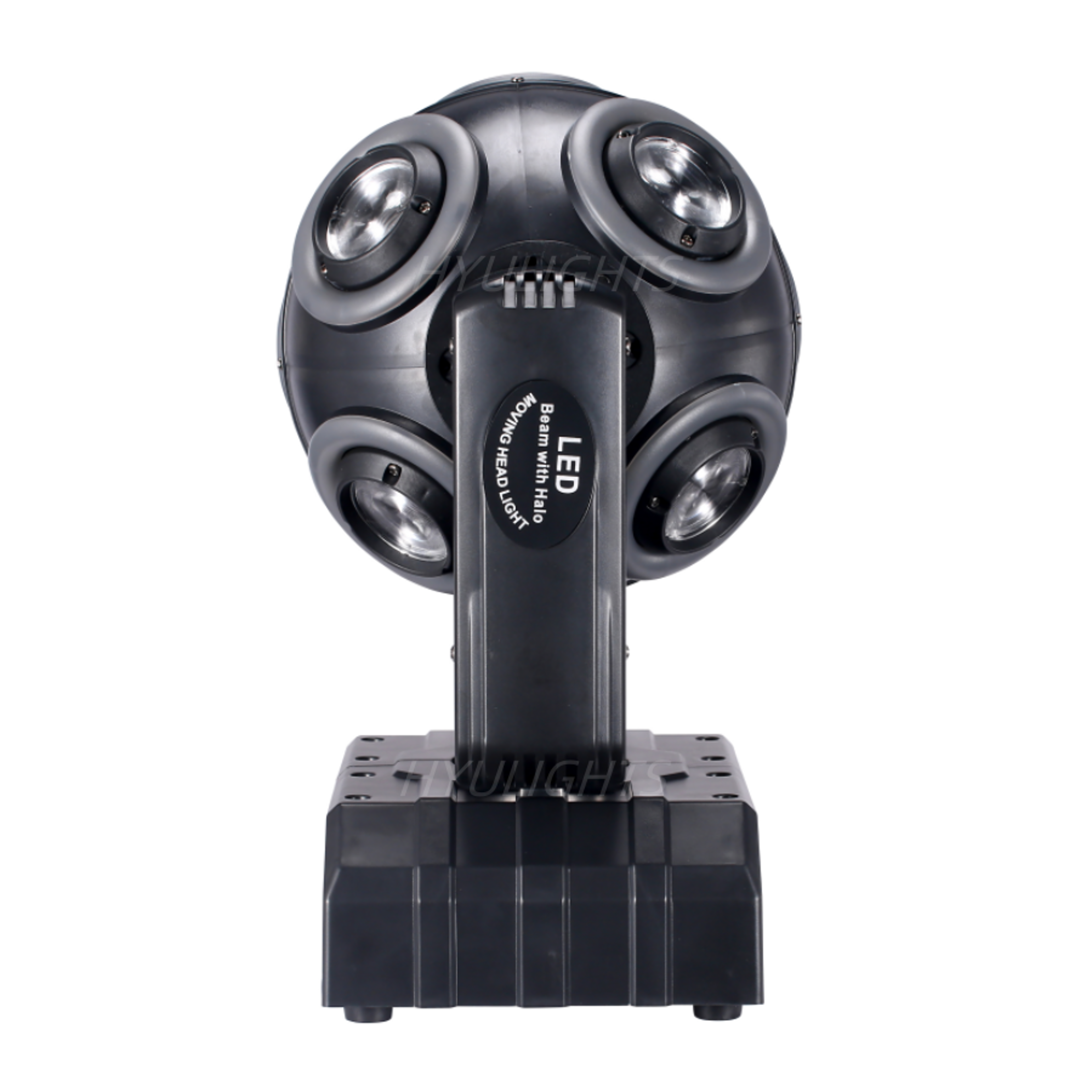 led moving head with halo, football light infinite rotation, beam strobe for dj bar stage effect