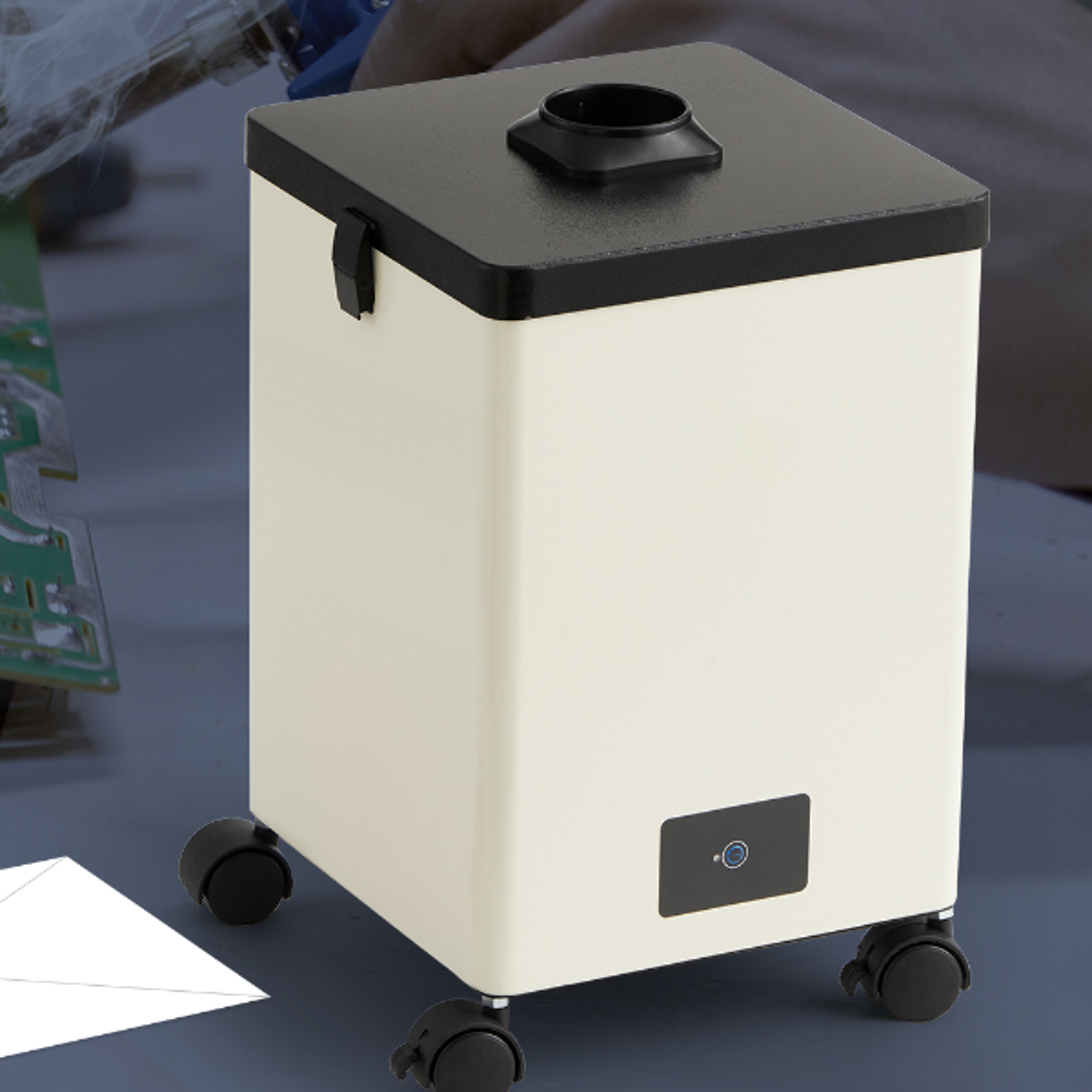 fume extractor soldering smoke extractor, strong suction purifier for engraving, welding, and soldering jobs