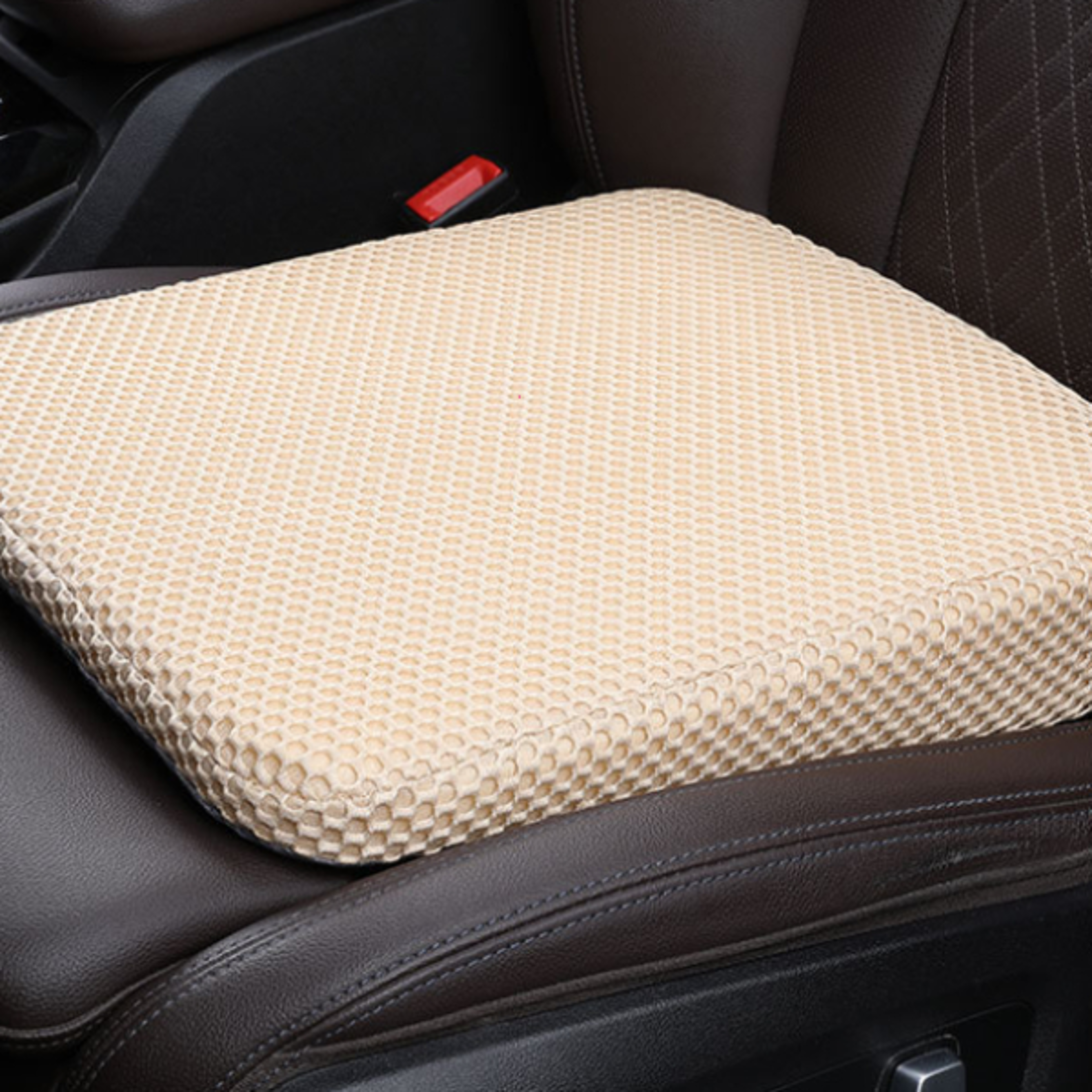 honeycomb memory cotton car seat cushion, breathable 3d mesh booster cushion, thickened sedentary comfort support