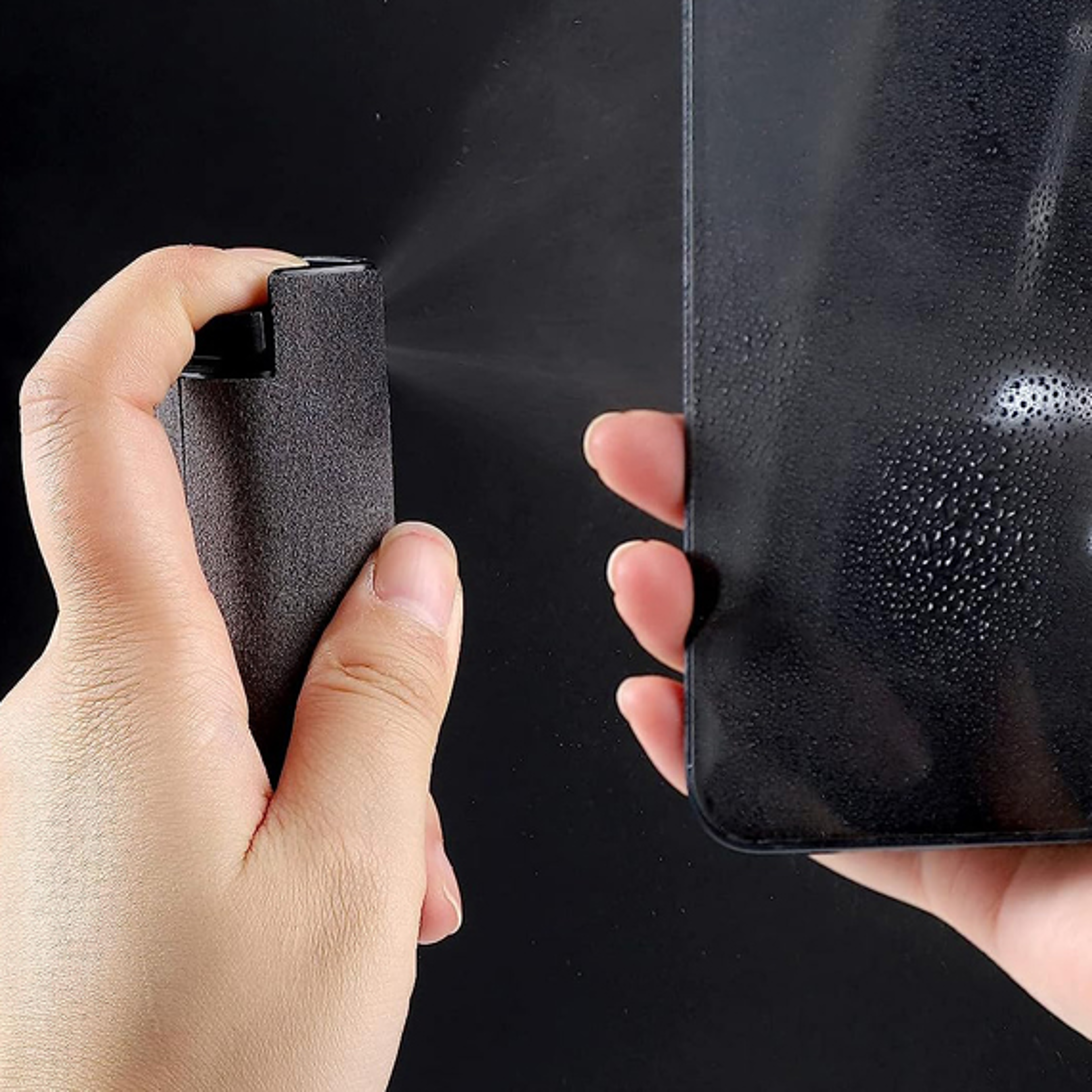 mobile phone screen cleaner spray, microfiber cloth for tablets, computer, streak-free cleaning wipes, microfiber screen