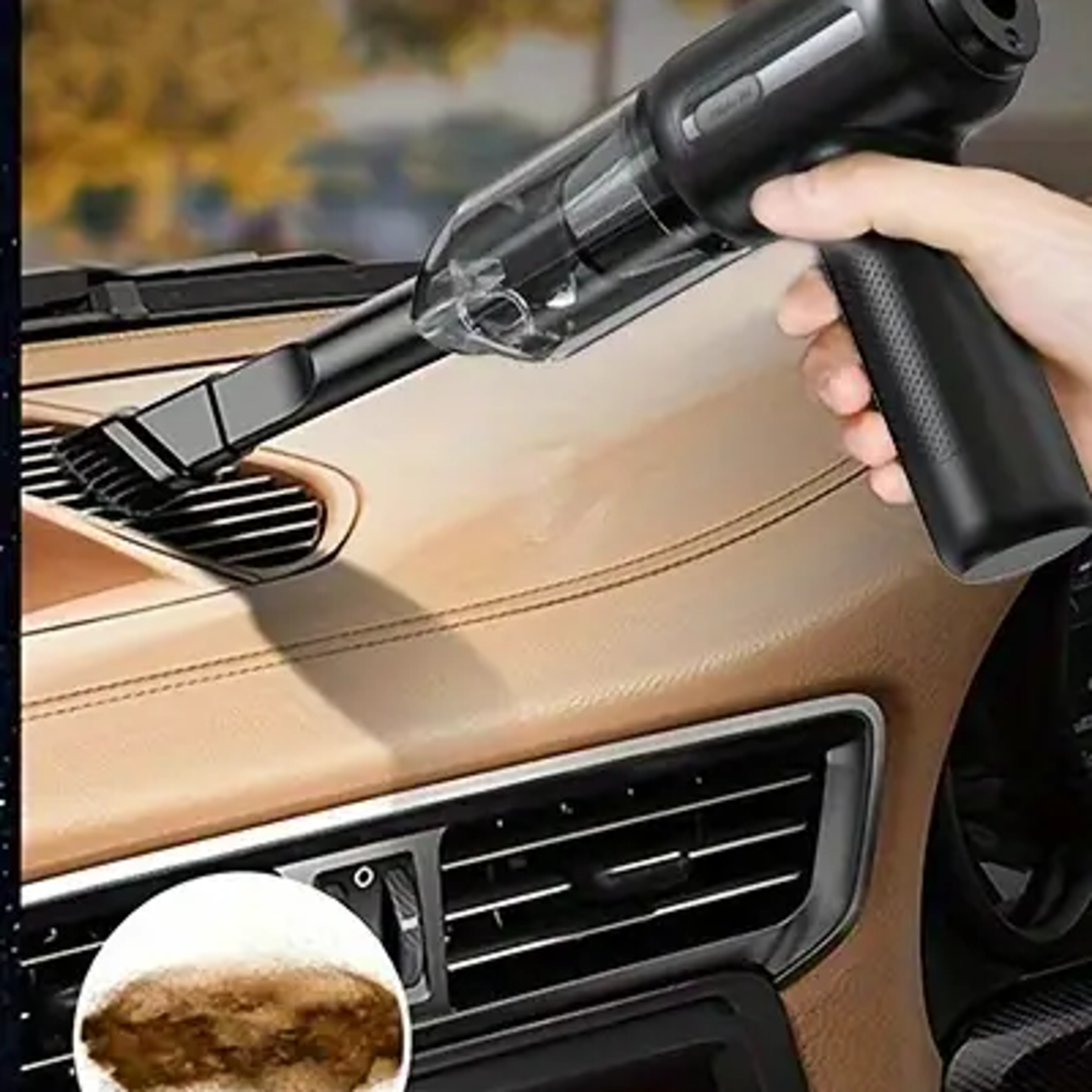 rechargeable compressed air duster, cordless dust blower for cleaning computer keyboard, sofa, and electric blow