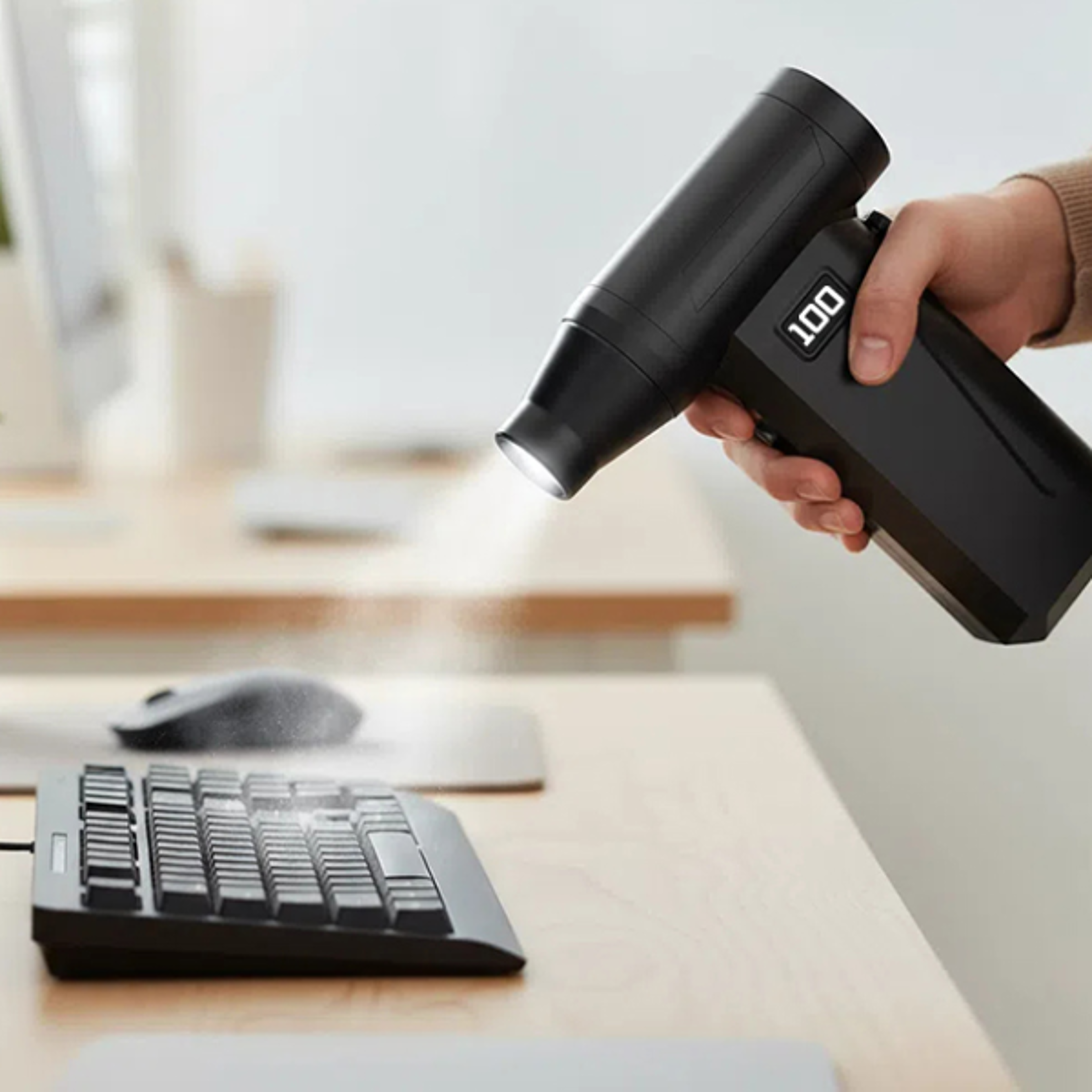 turbo powered air blower & dust vacuum, computer cleaner violent fan, portable handheld turbo fan for electronics