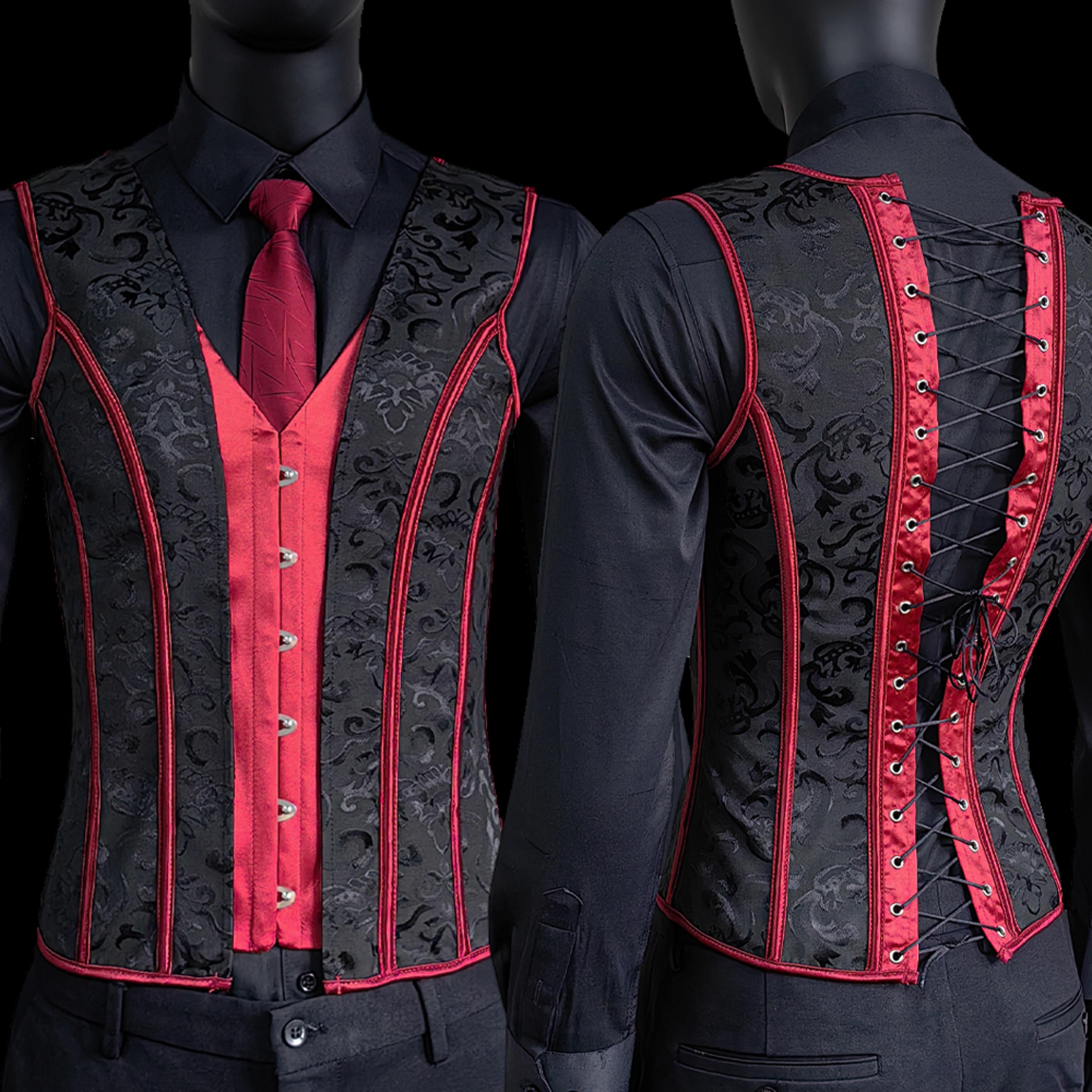 Slimming Waist Bones Shaping Mens Tight Abdomen Corset Elegant Medieval Corset Stomach Belly Contro 3