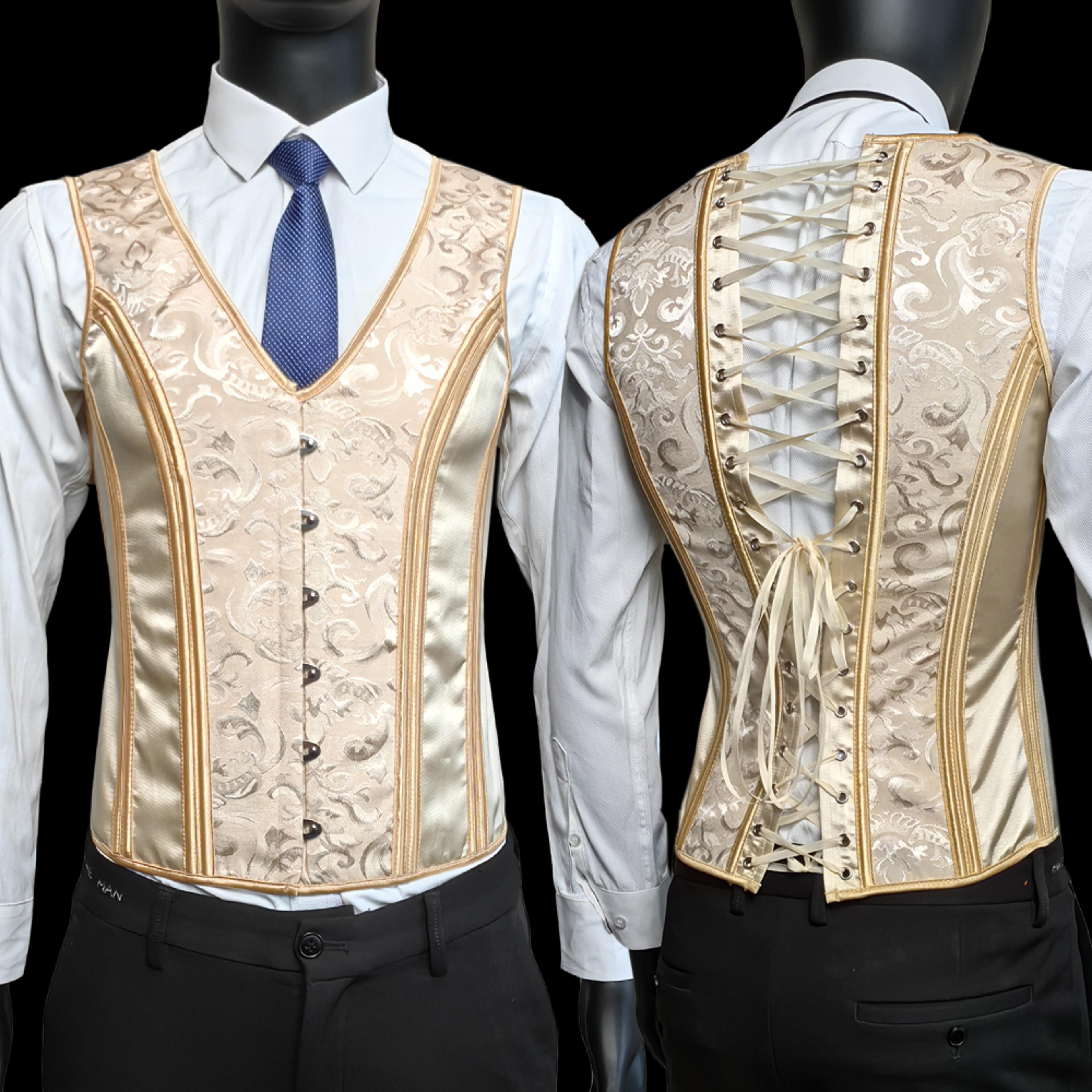 Slimming Waist Bones Shaping Mens Tight Abdomen Corset Elegant Medieval Corset Stomach Belly Contro 10