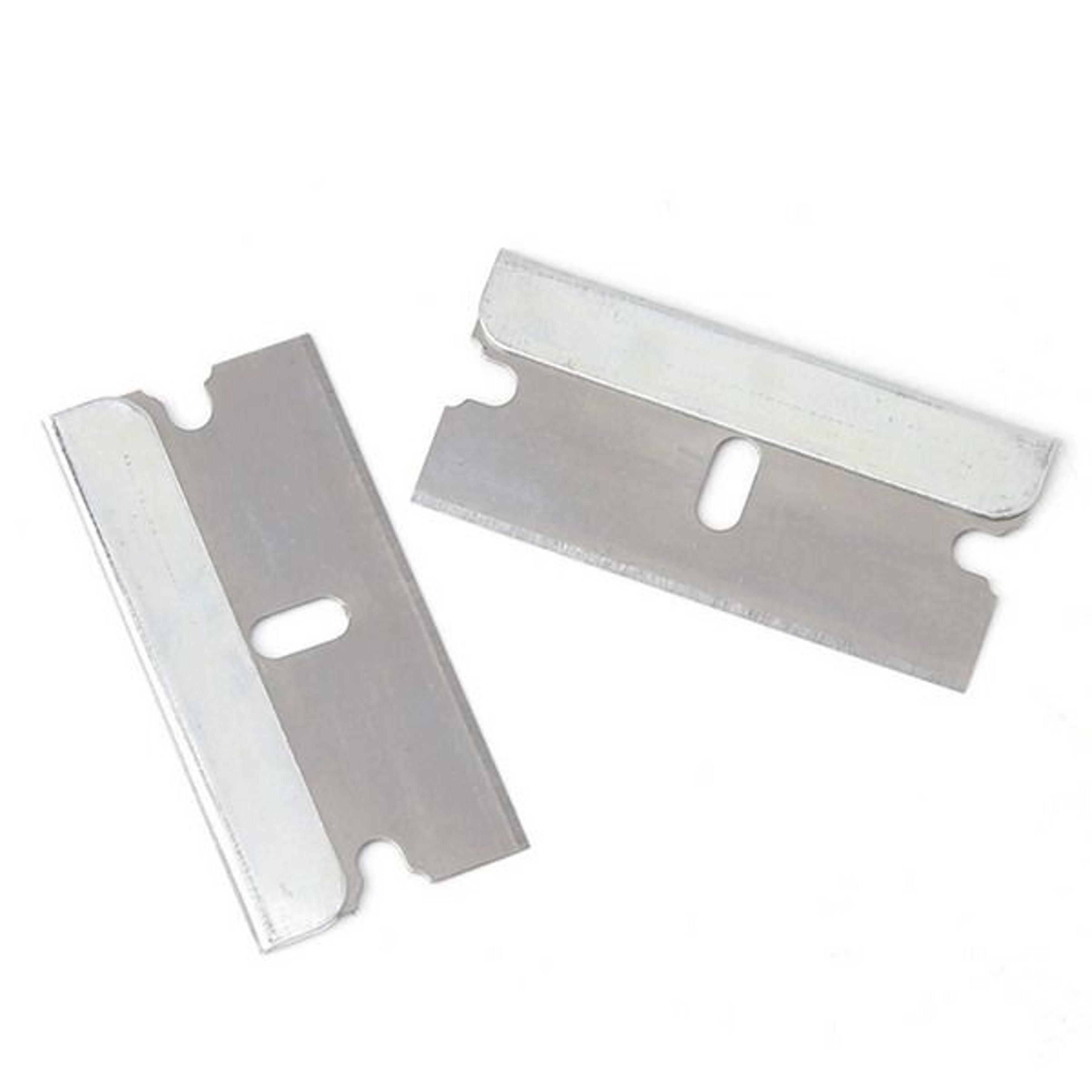 Single Edge Razor Blades 100 Pcs Extra Sharp Heat Treated Safety Knife Scrapers For Effective Paint 8