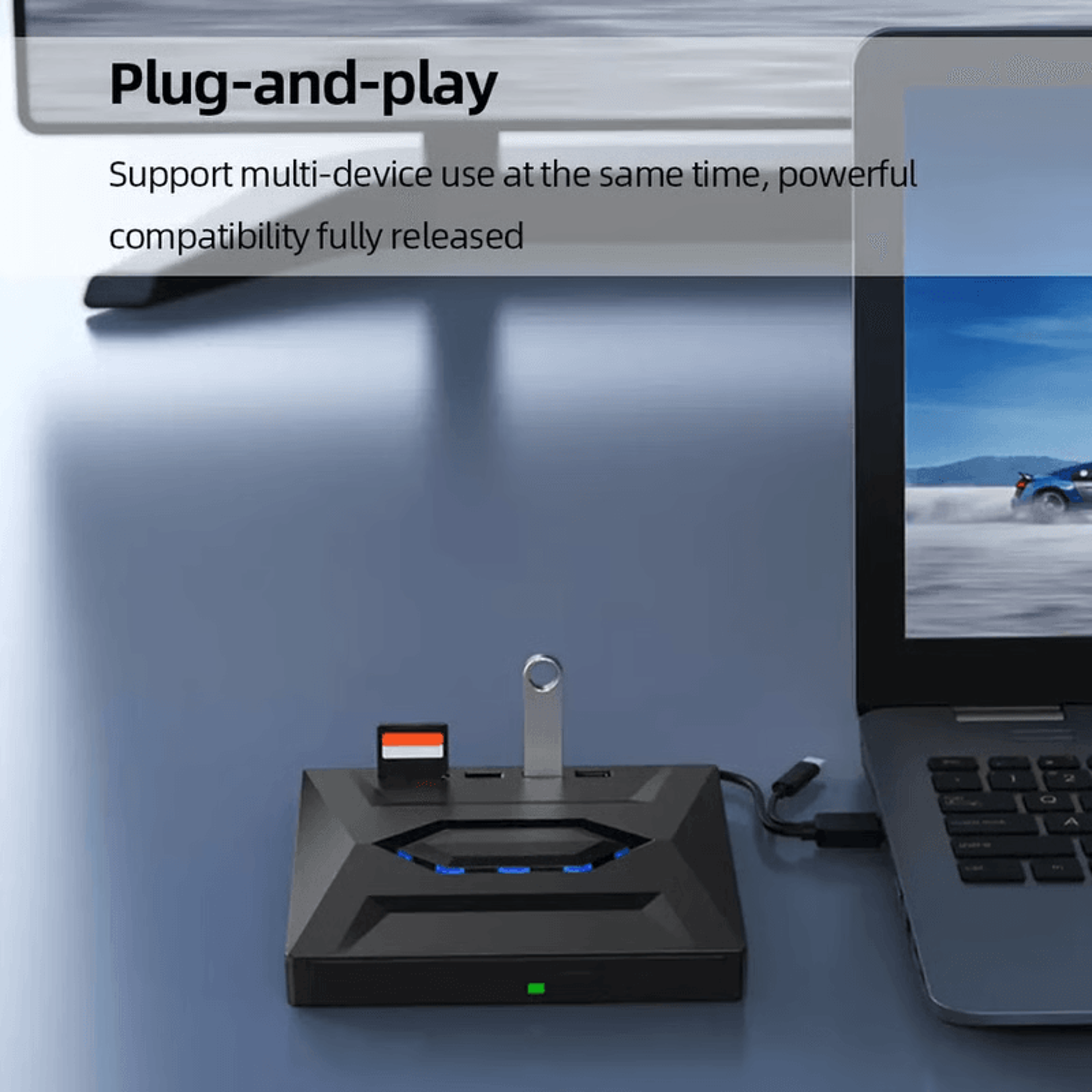 External USB CDDVD Drive For Disc Reading Writing Playback  File Access On Laptops 7