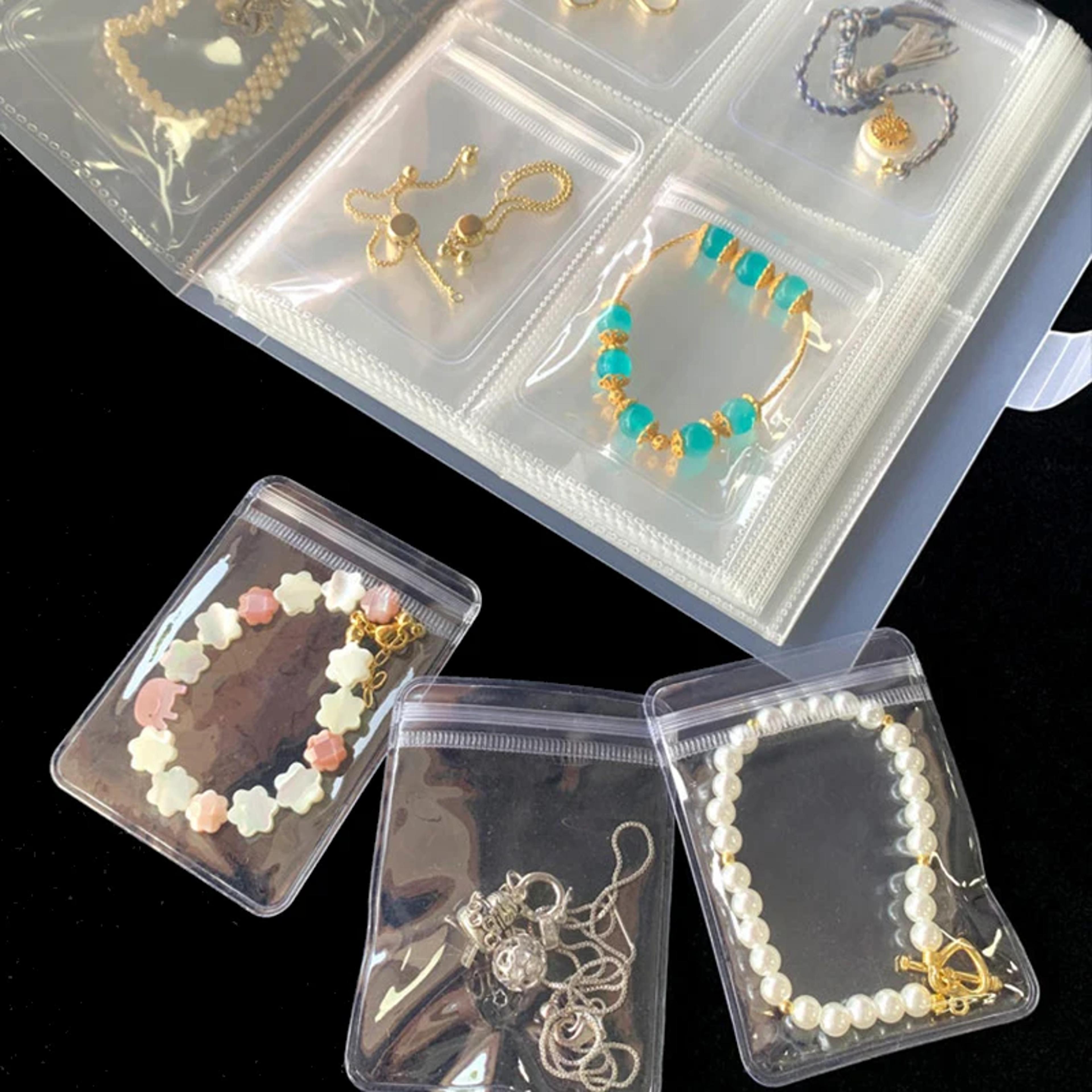 Large Capacity Jewelry Storage Book Set  Clear Pocket Organizer For Travel  Home Use 3