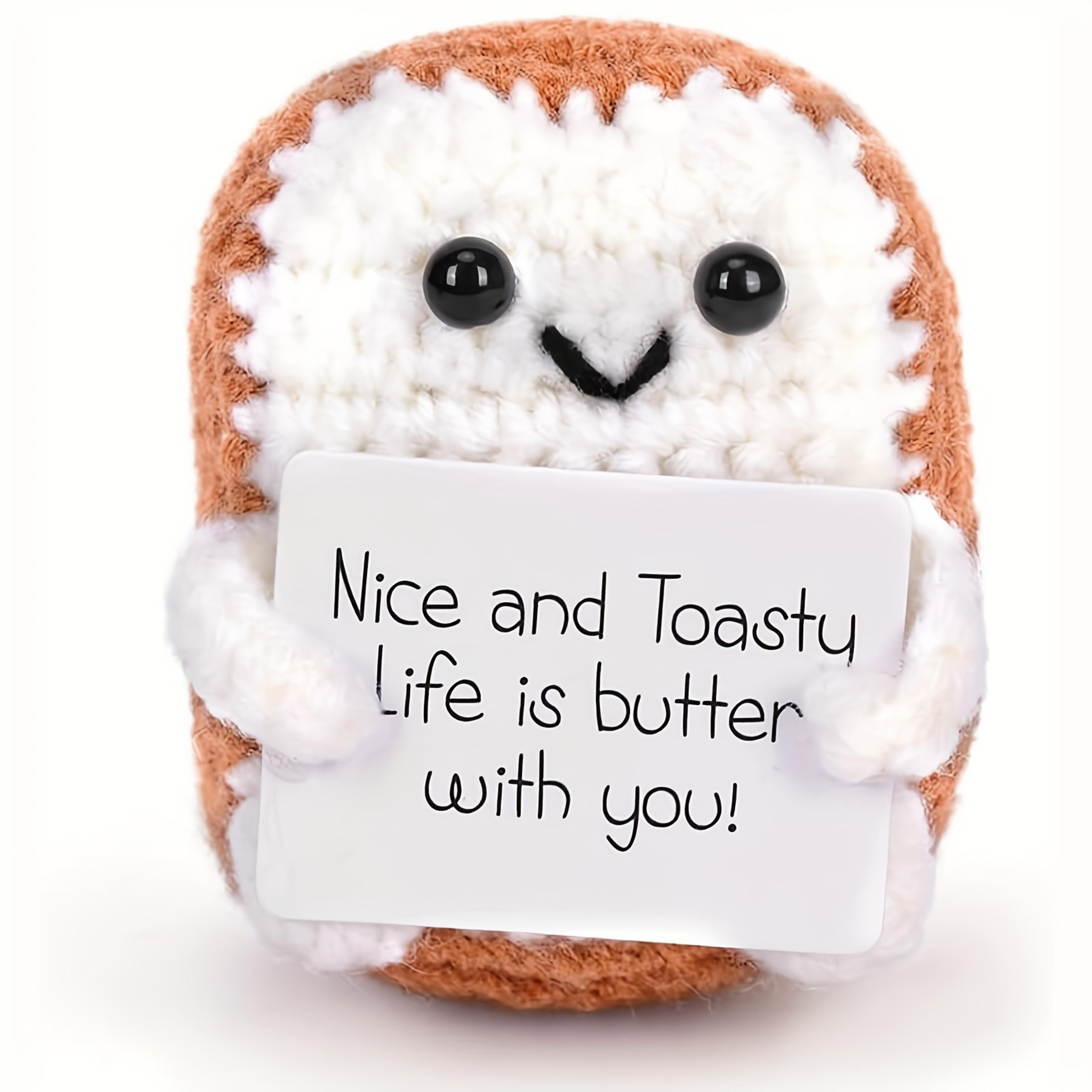 creative mini handmade ornaments, crocheted plush decorative ornaments, valentine's day, christmas decorations